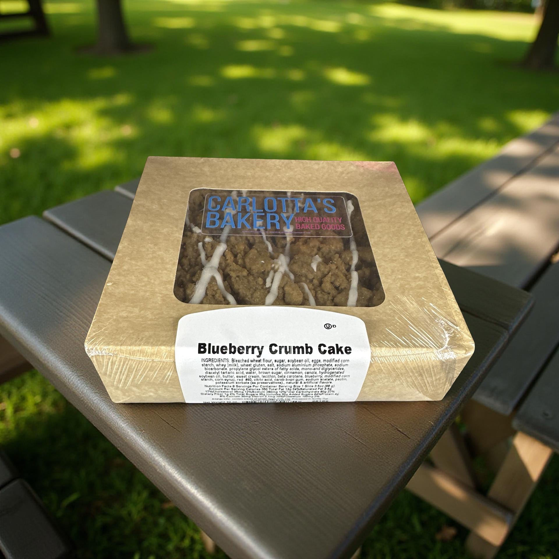 Carlotta's Bakery Authentic New York Crumb Coffee Cakes (22 Oz, Blueberry) 5