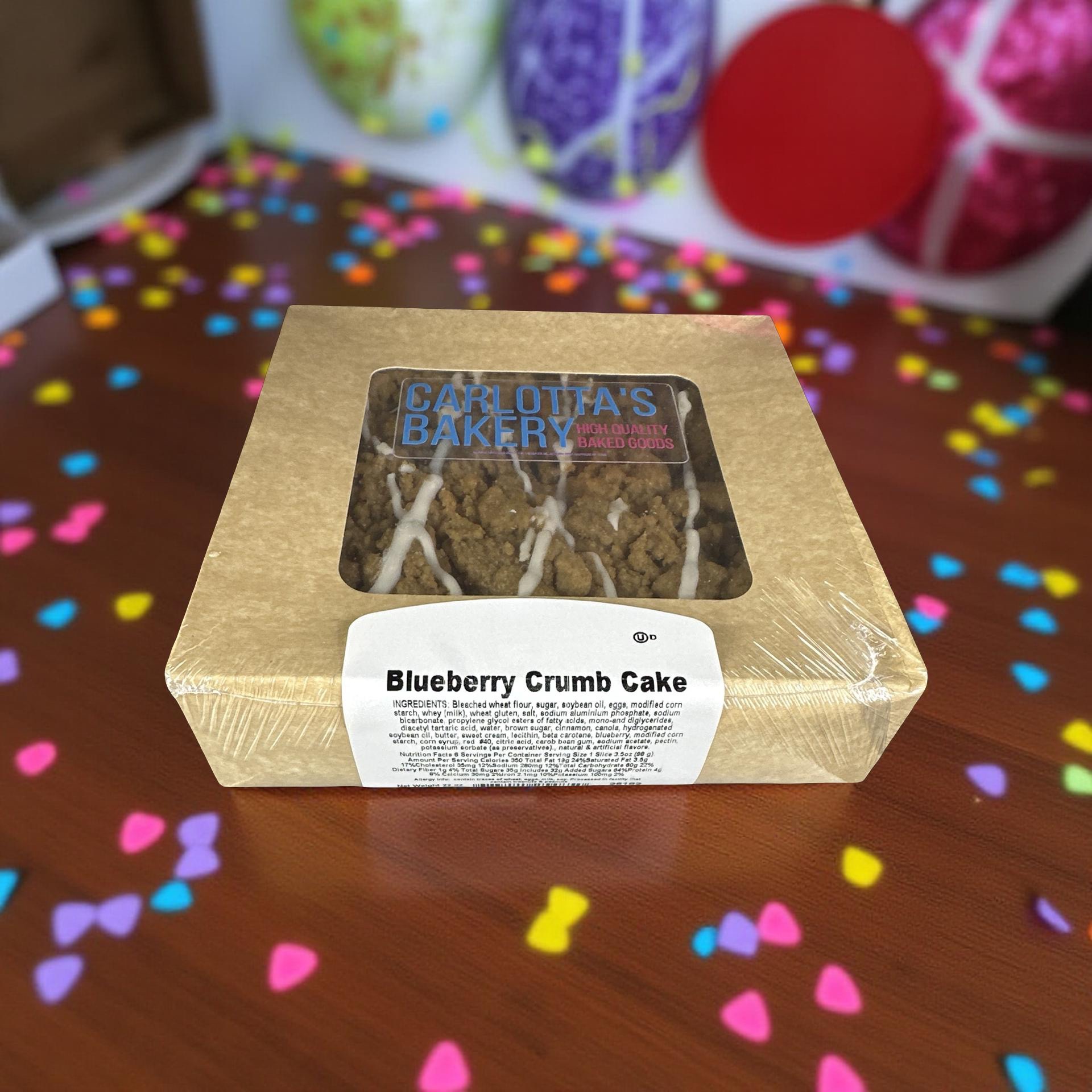 Carlotta's Bakery Authentic New York Crumb Coffee Cakes (22 Oz, Blueberry) 6