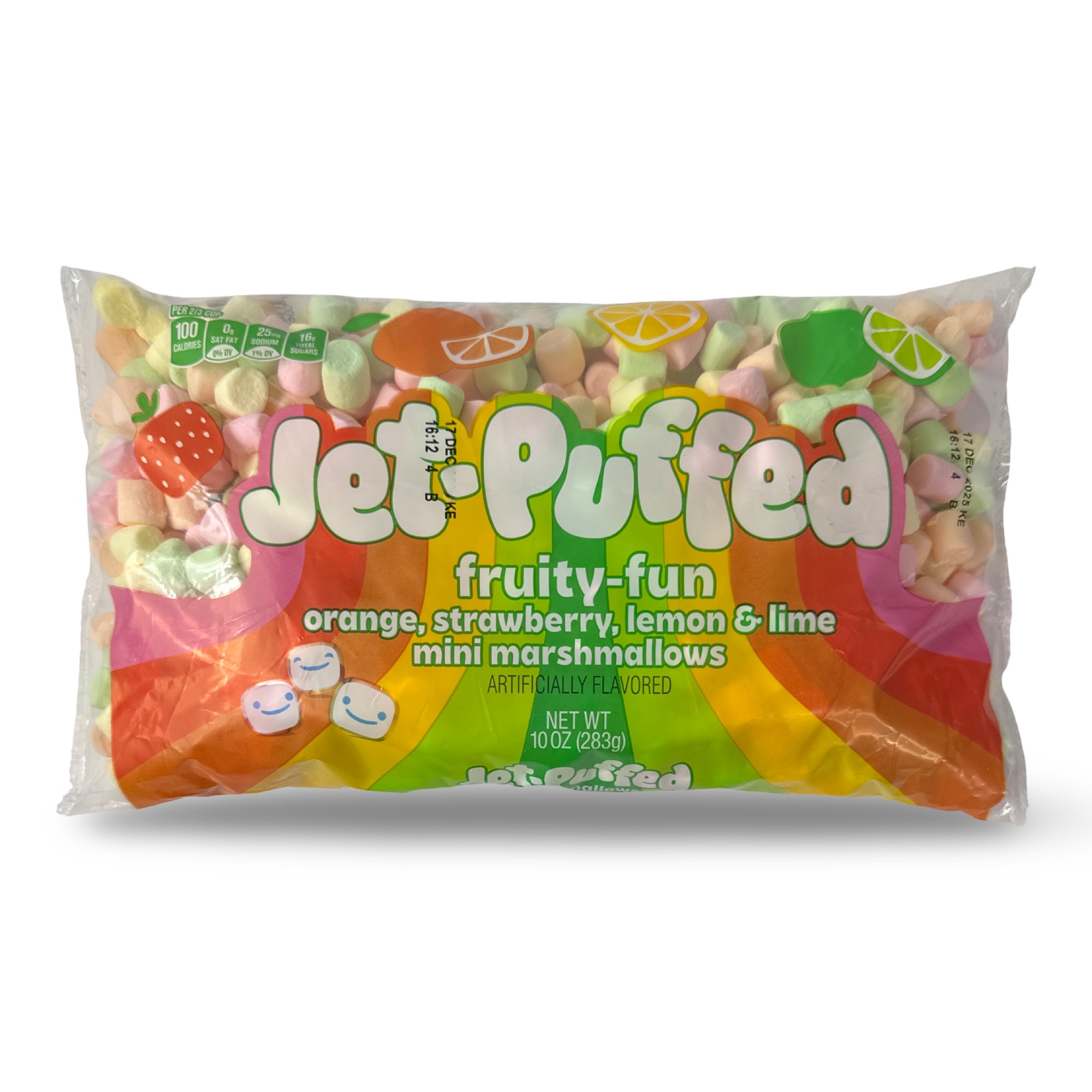 Jet Puffed Fruity Fun Mini Fluffy Marshmallow Snack, 4x 10 Oz. Bags 2