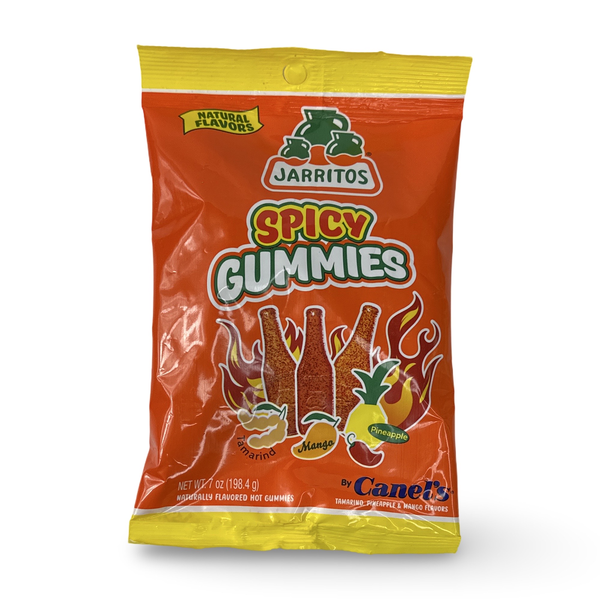 Jarritos Spicy Gummies: 7 oz Bag (Mango, Tamarind, Pineapple)