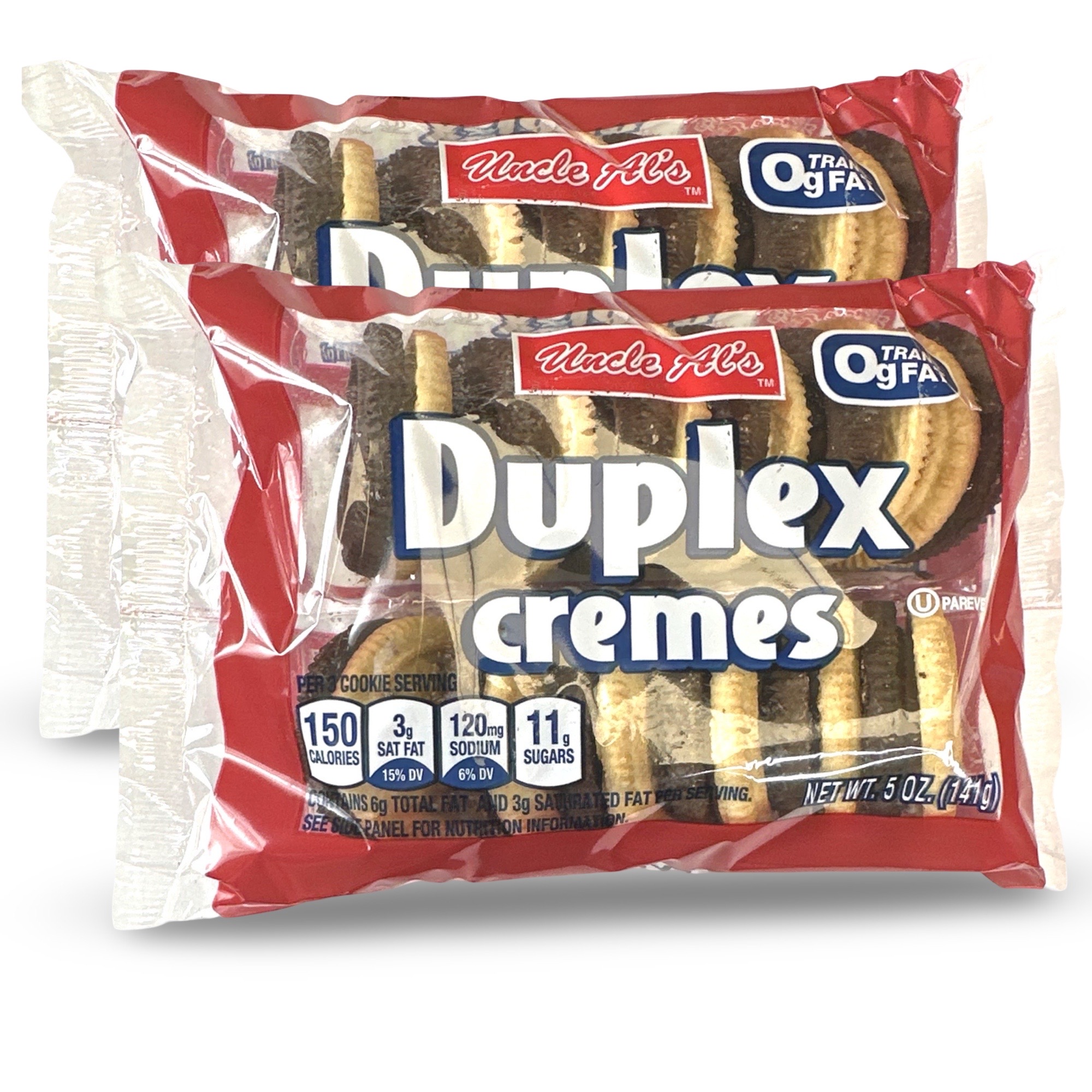 Uncle Al's Duplex Cremes Cookies, 5 Oz, 2 Packs