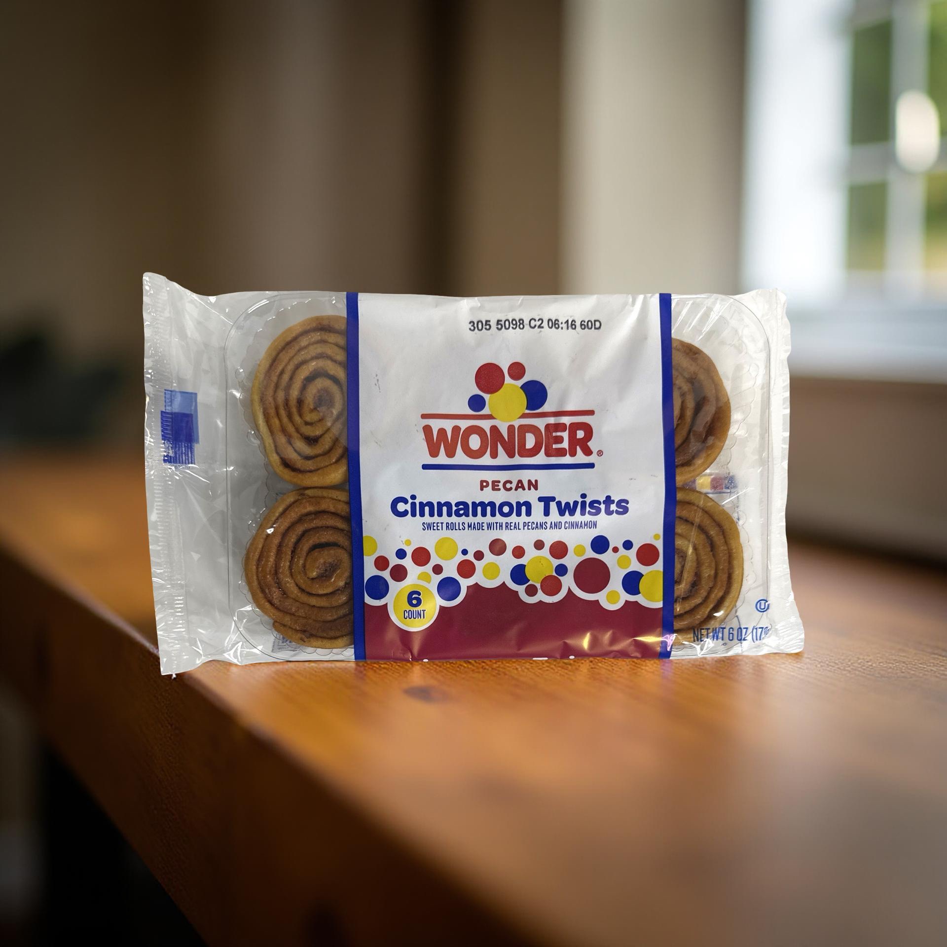 Wonder Pecan Spins Cinnamon Sweet Rolls, 6 Pieces, 4 Sleeves | 24 Total 3