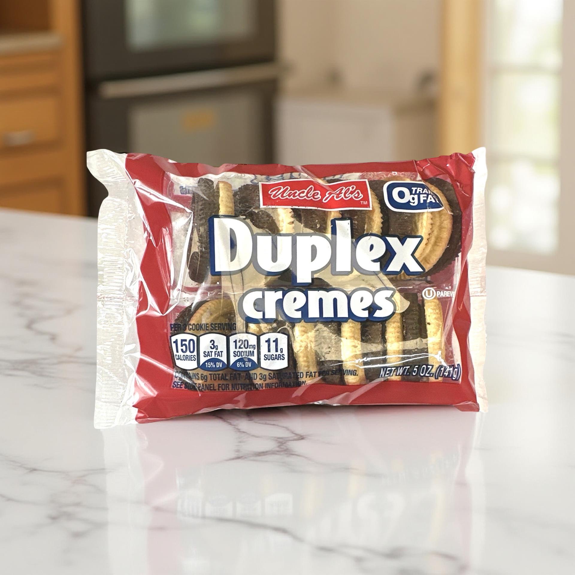 Uncle Al's Vanilla & Duplex Cremes Cookies Combo 5 Oz, 2 Packs 4