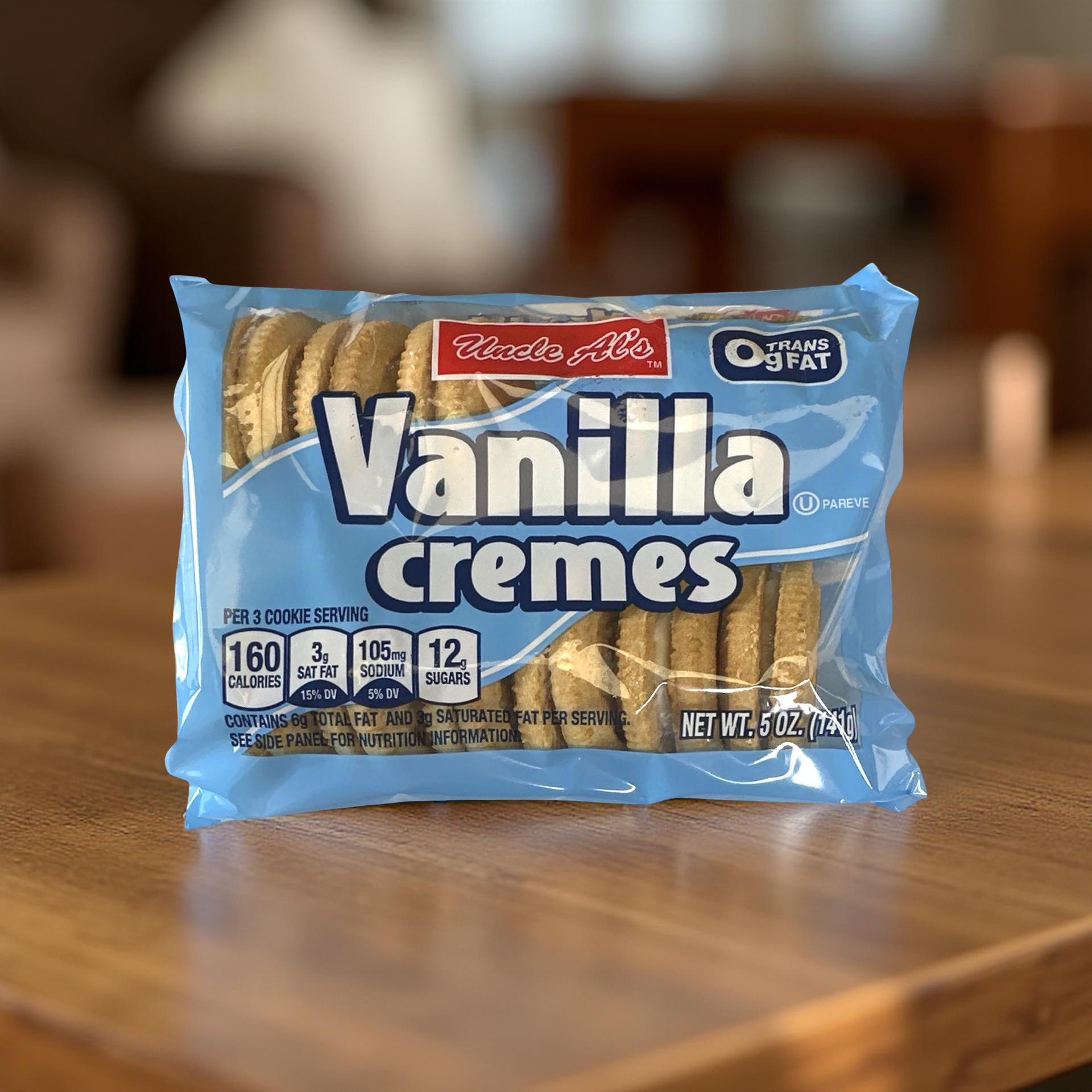 Uncle Al's Vanilla Cremes Cookies, 5 Oz, 2 Packs 4