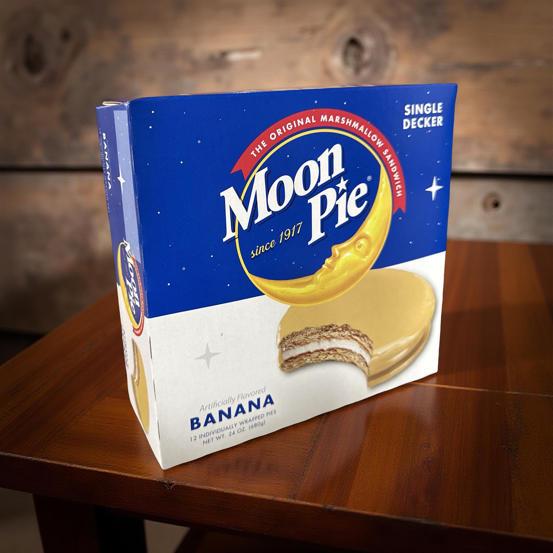 Moon Pie Single Decker Original Marshmallow Sandwich - Banana | 12 Count Box 3