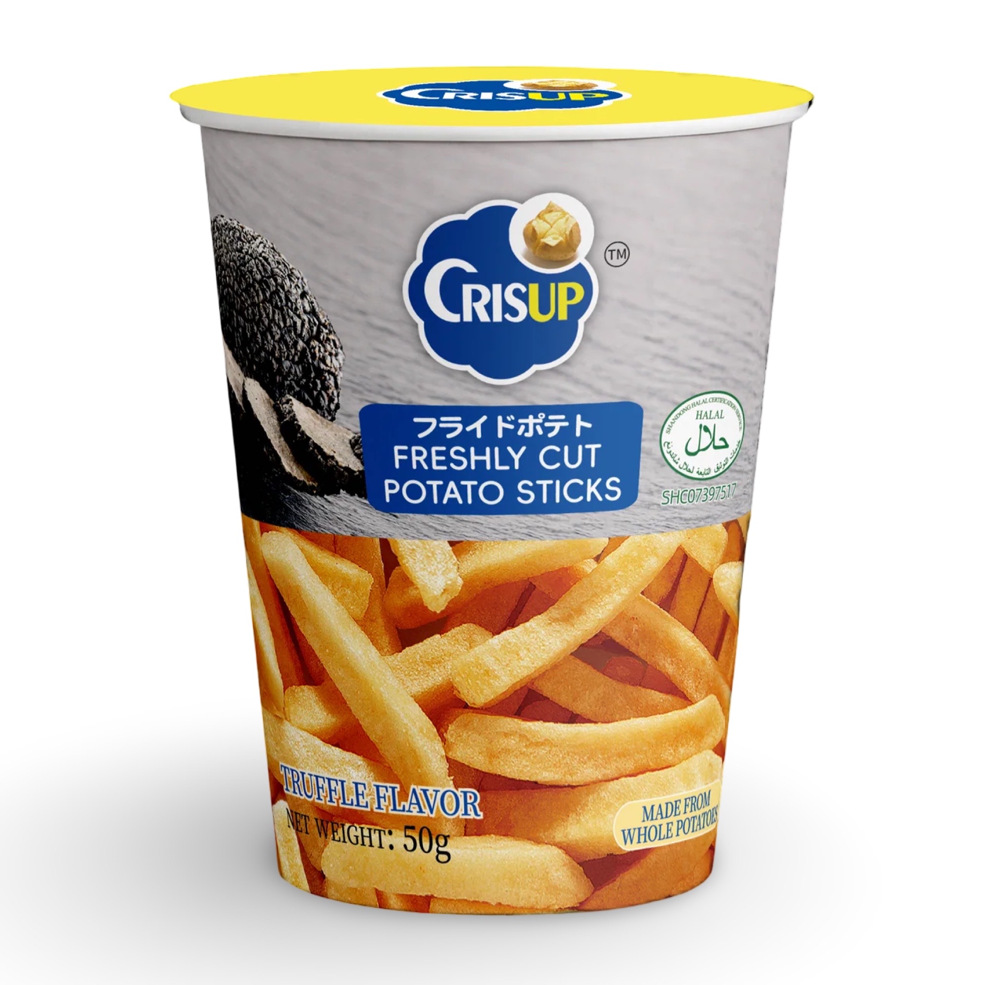 Crisup Freshly Cut Potato Sticks Variety Pack Includes Original, Honey Butter, Truffle and Black Pepper, 8 Pack 3