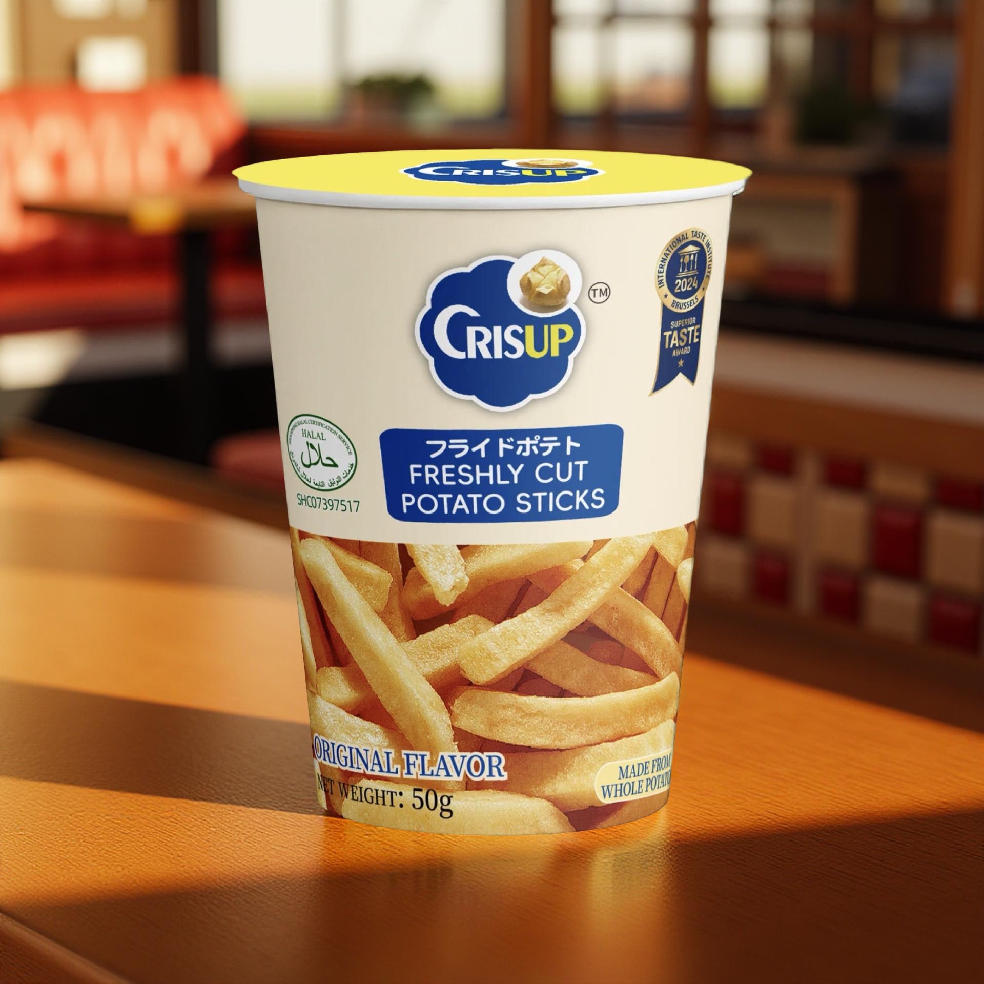 Crisup Freshly Cut Potato Sticks Variety Pack Includes Original, Honey Butter, Truffle and Black Pepper, 8 Pack 7