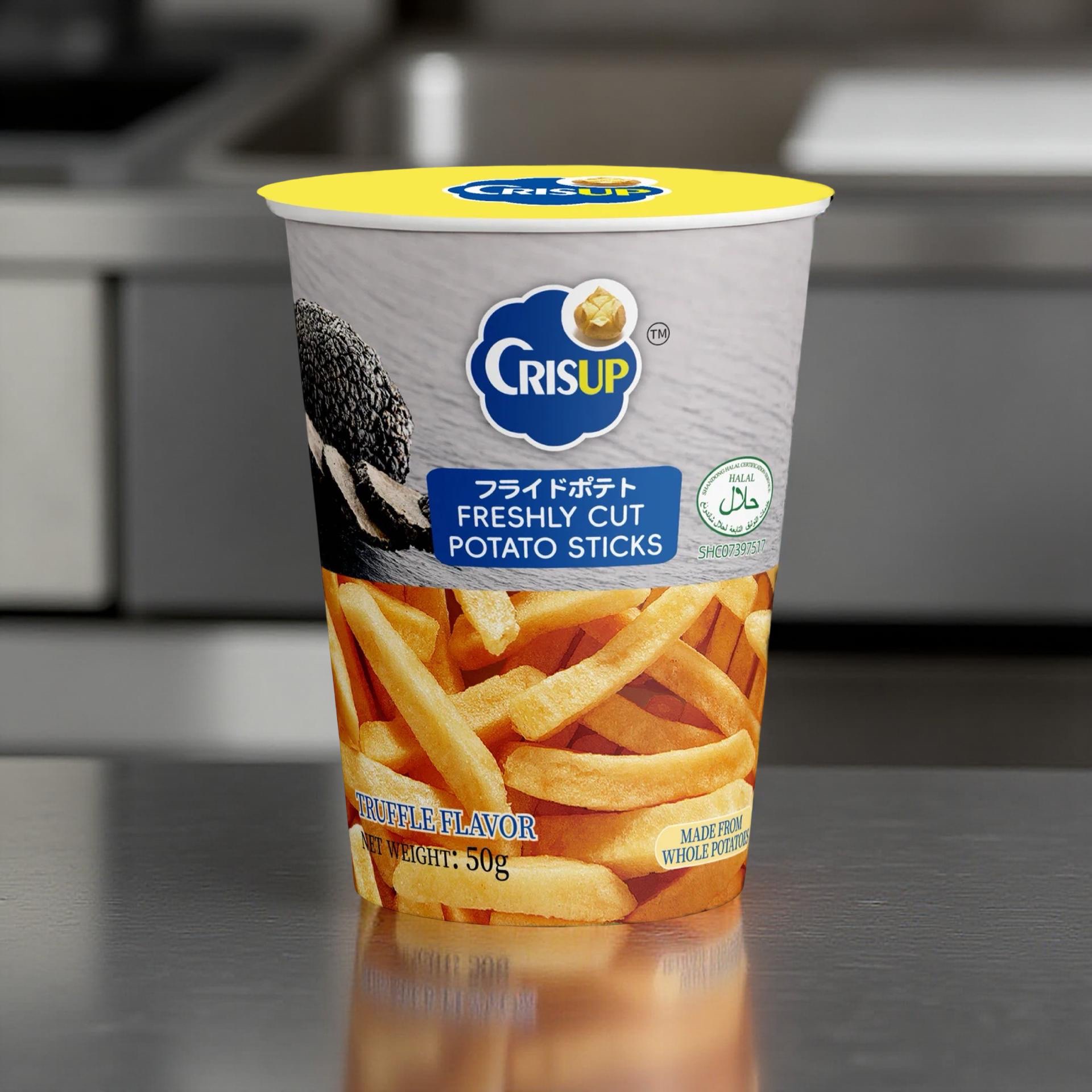 Crisup Freshly Cut Potato Sticks Variety Pack Includes Original, Honey Butter, Truffle and Black Pepper, 8 Pack 9