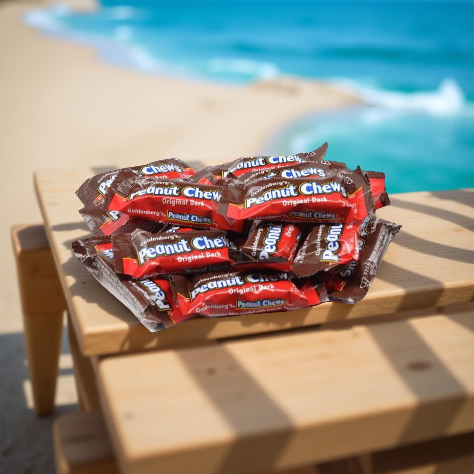 Goldenberg's Peanut Chews Original Dark 10.5 oz. Bag 5