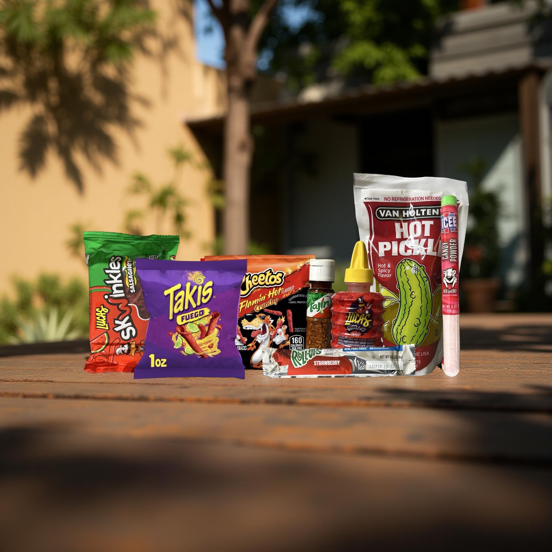 Double Spicy Pickle Chamoy, 2 of Each - 16 Piece Kit With Icee Powder 4