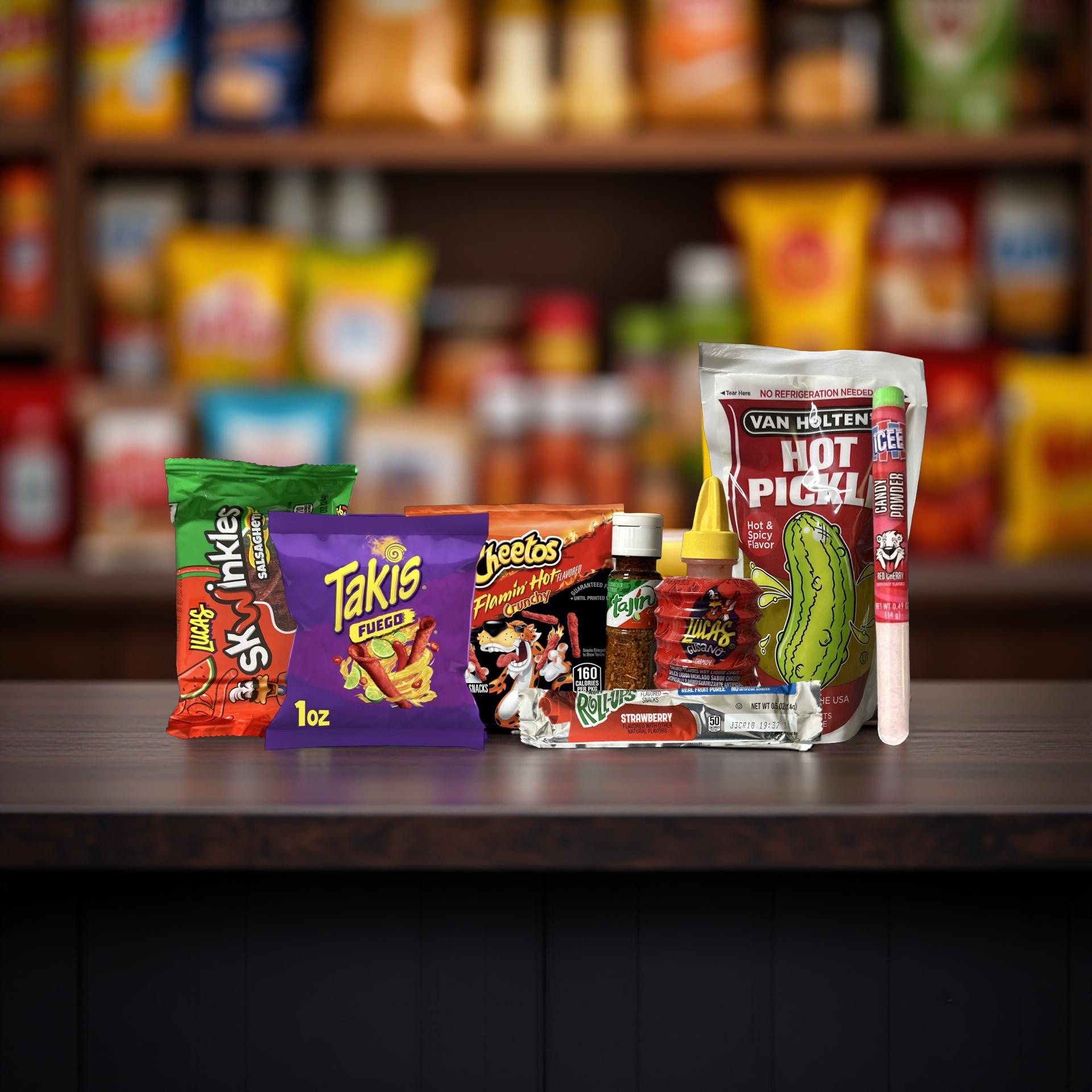 Double Spicy Pickle Chamoy, 2 of Each - 16 Piece Kit With Icee Powder 5