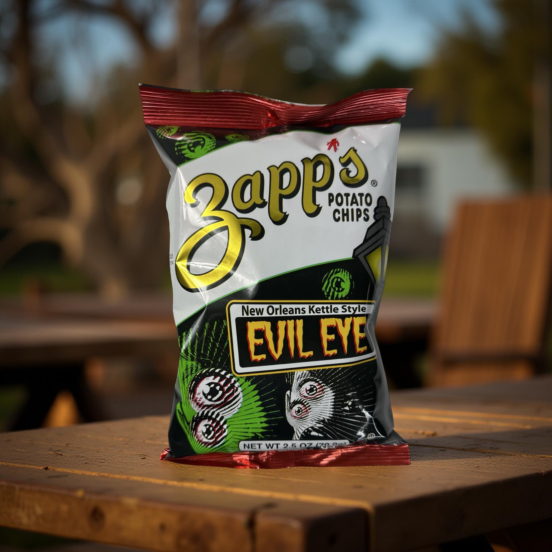 Zapp's New Orleans Evil Eye Kettle Chips, 2.5 Oz, 2 Bags 6