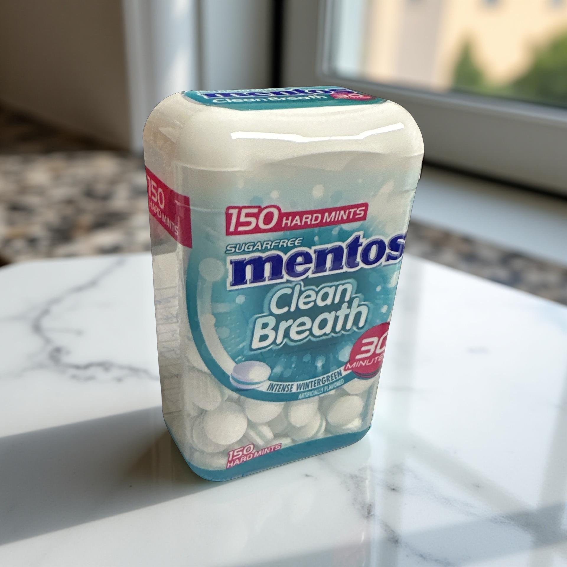 Mentos Cleanbreath 150 pc Wintergreen 3.66 oz 2