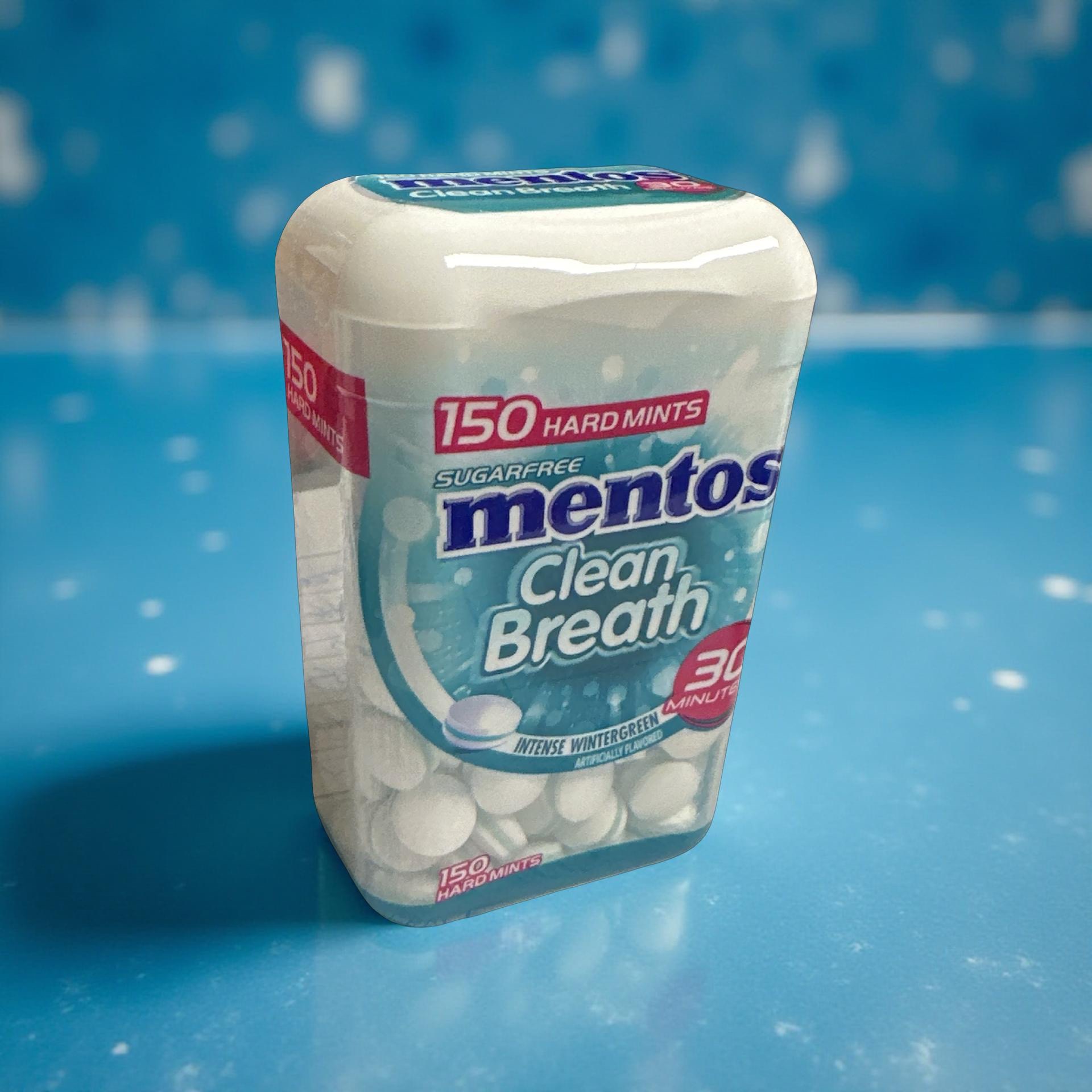 Mentos Cleanbreath 150 pc Wintergreen 3.66 oz 3