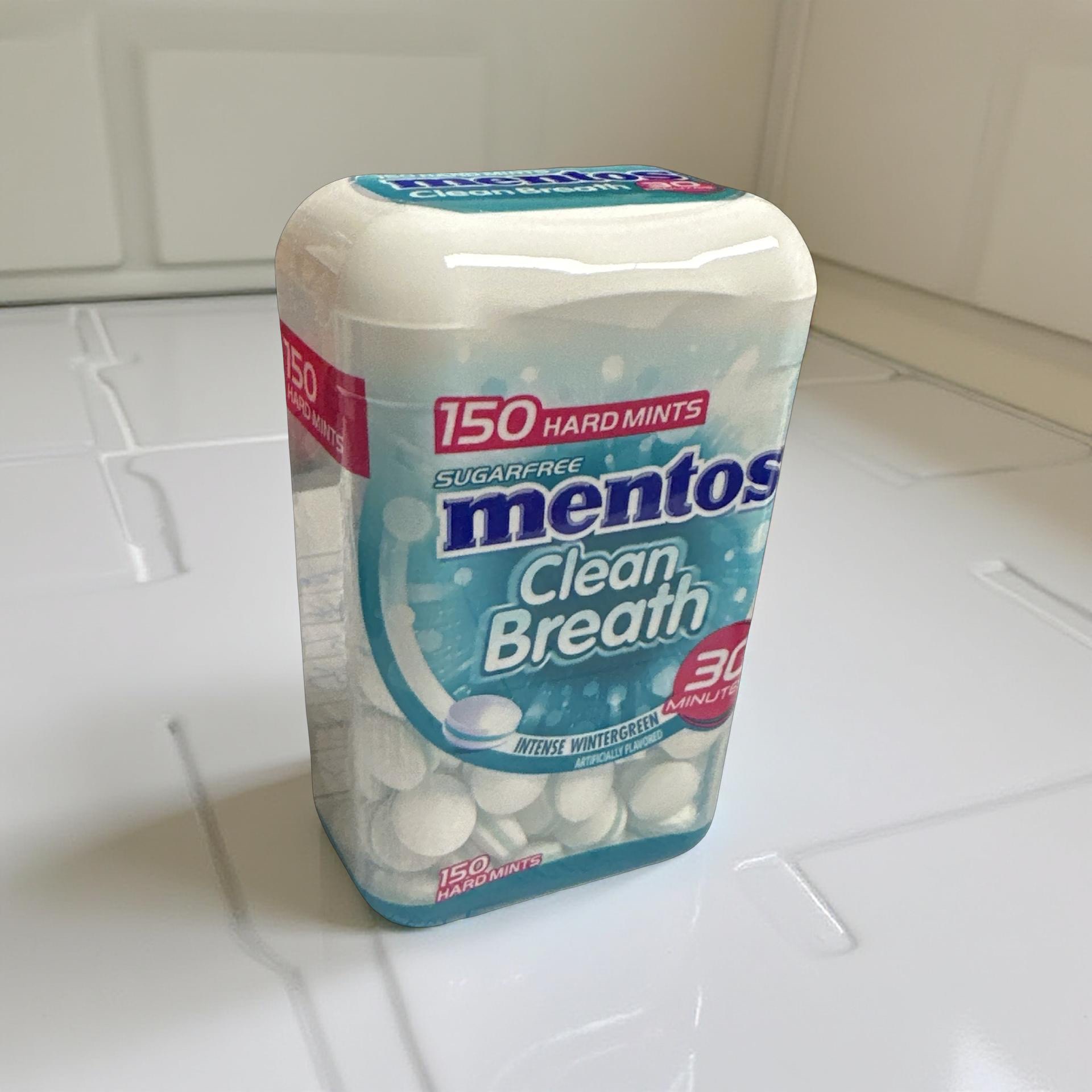 Mentos Cleanbreath 150 pc Wintergreen 3.66 oz 5
