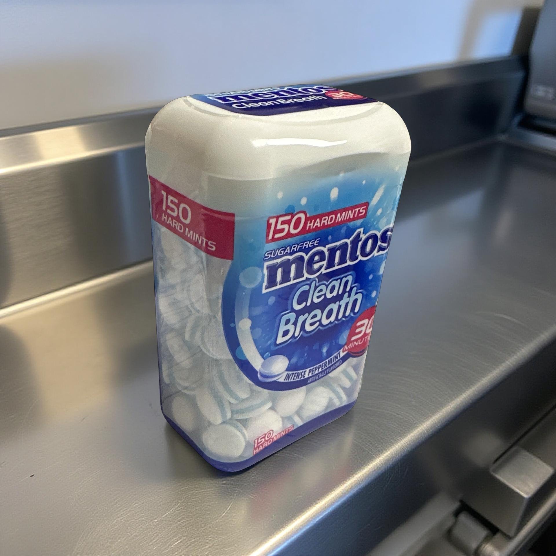Mentos Cleanbreath 150 pc Peppermint 3.66 oz 2
