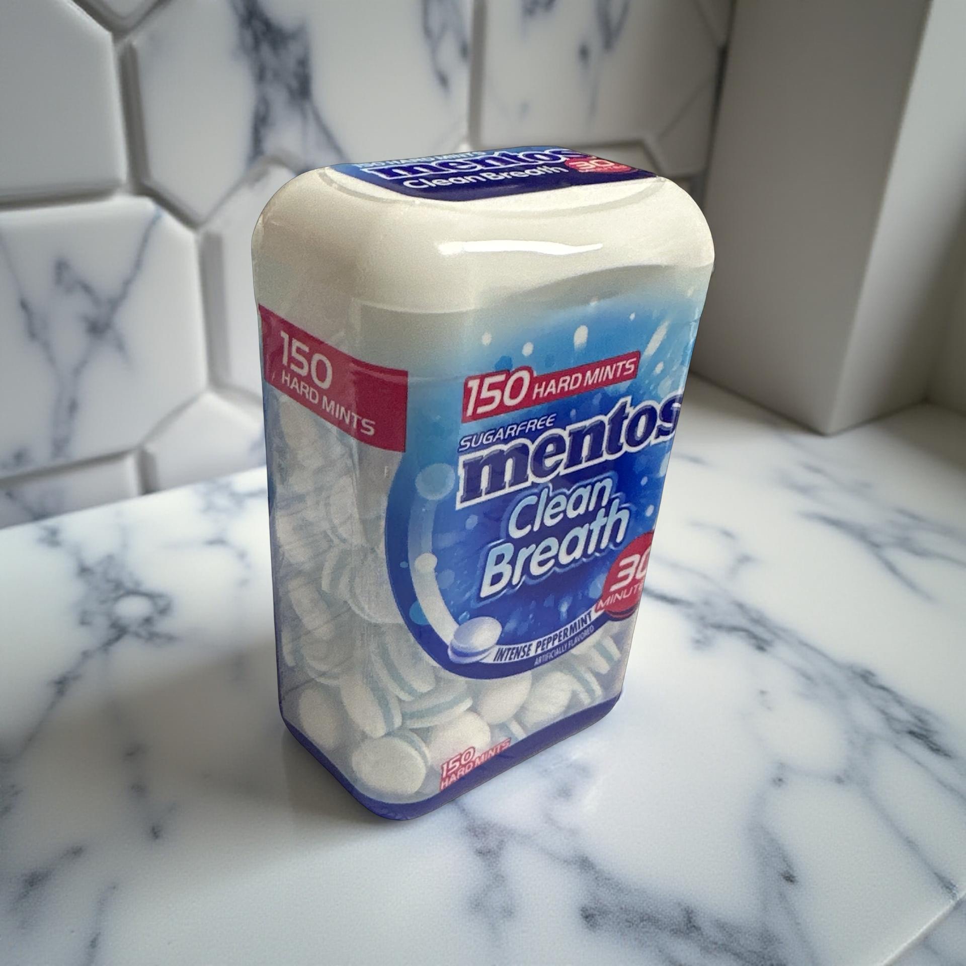 Mentos Cleanbreath 150 pc Peppermint 3.66 oz 3