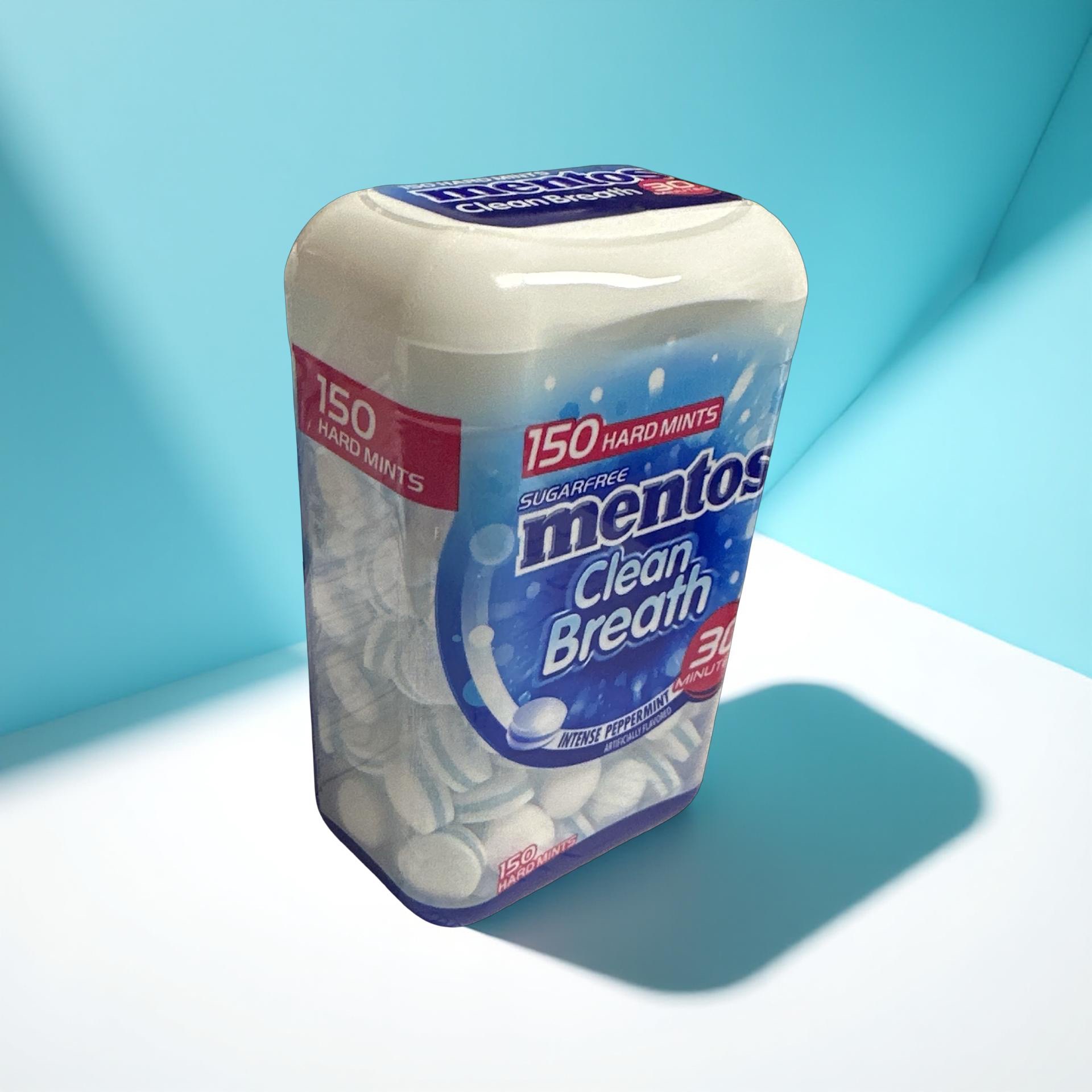 Mentos Cleanbreath 150 pc Peppermint 3.66 oz 4