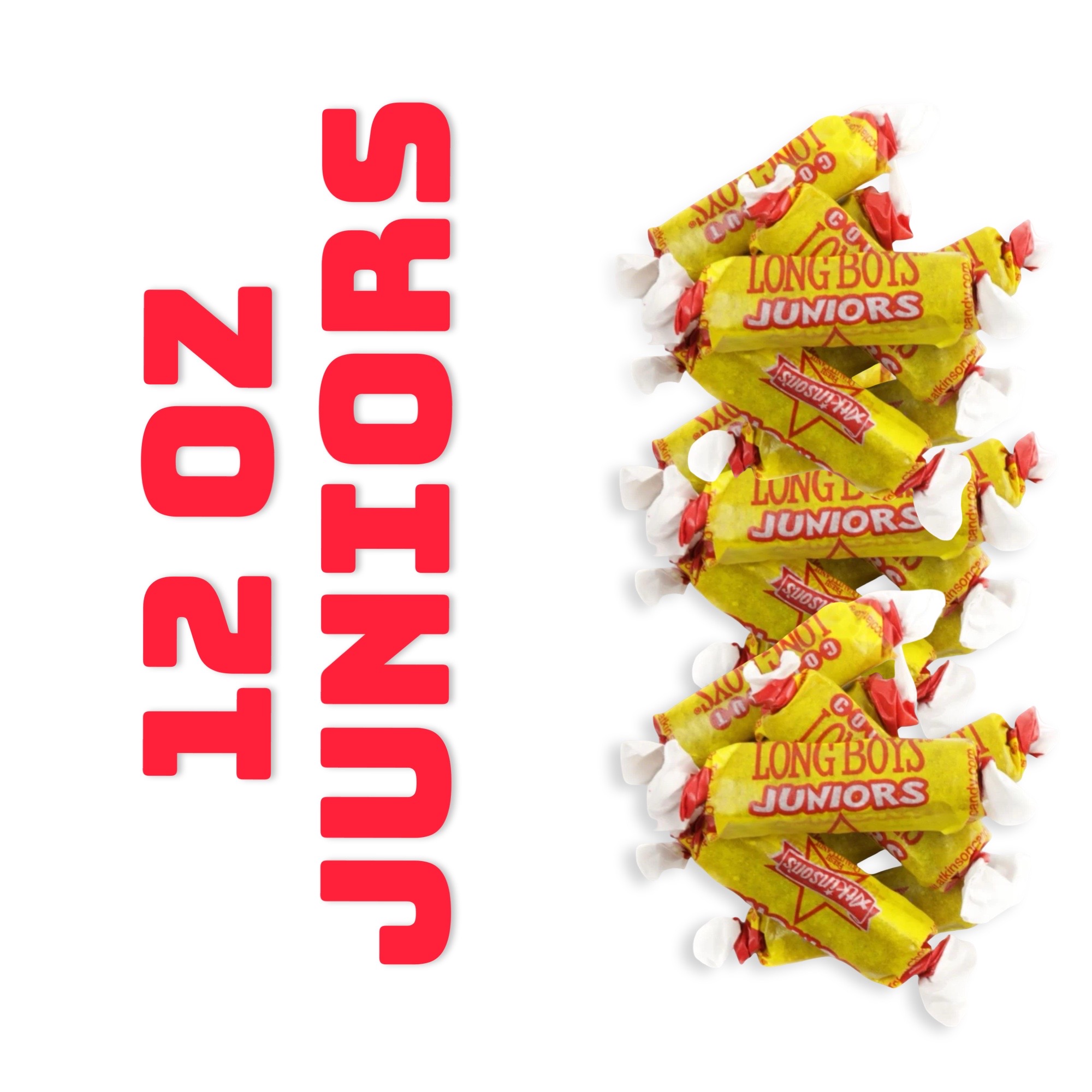 Coconut Long Boys Nostalgic New Orleans Chewy Candy Regular and Juniors Combo, 1.75 lbs 2