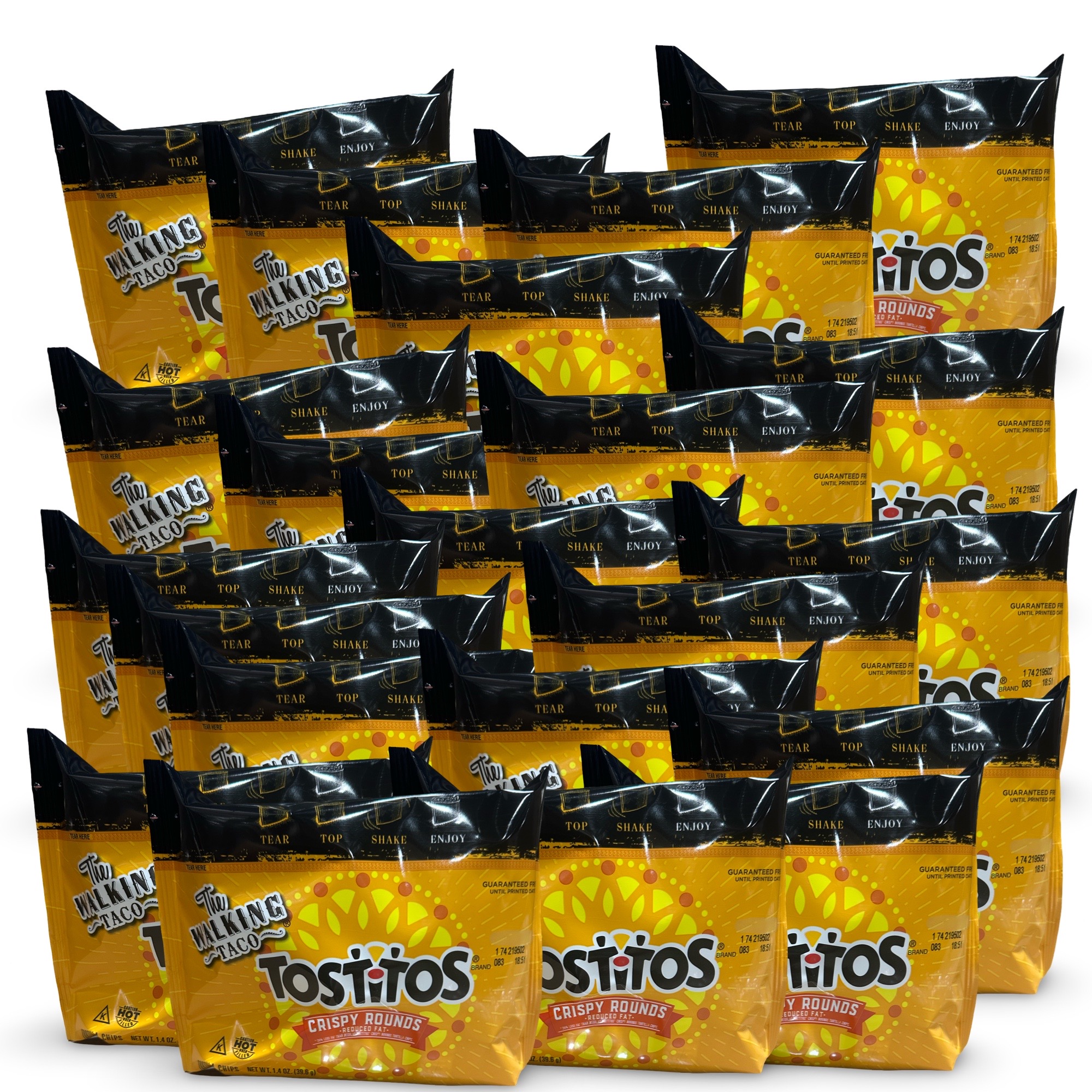 Tostitos Crispy Rounds Walking Taco Reduced Fat Tortilla Chips – 1.4 oz Bags, 11 Count 3