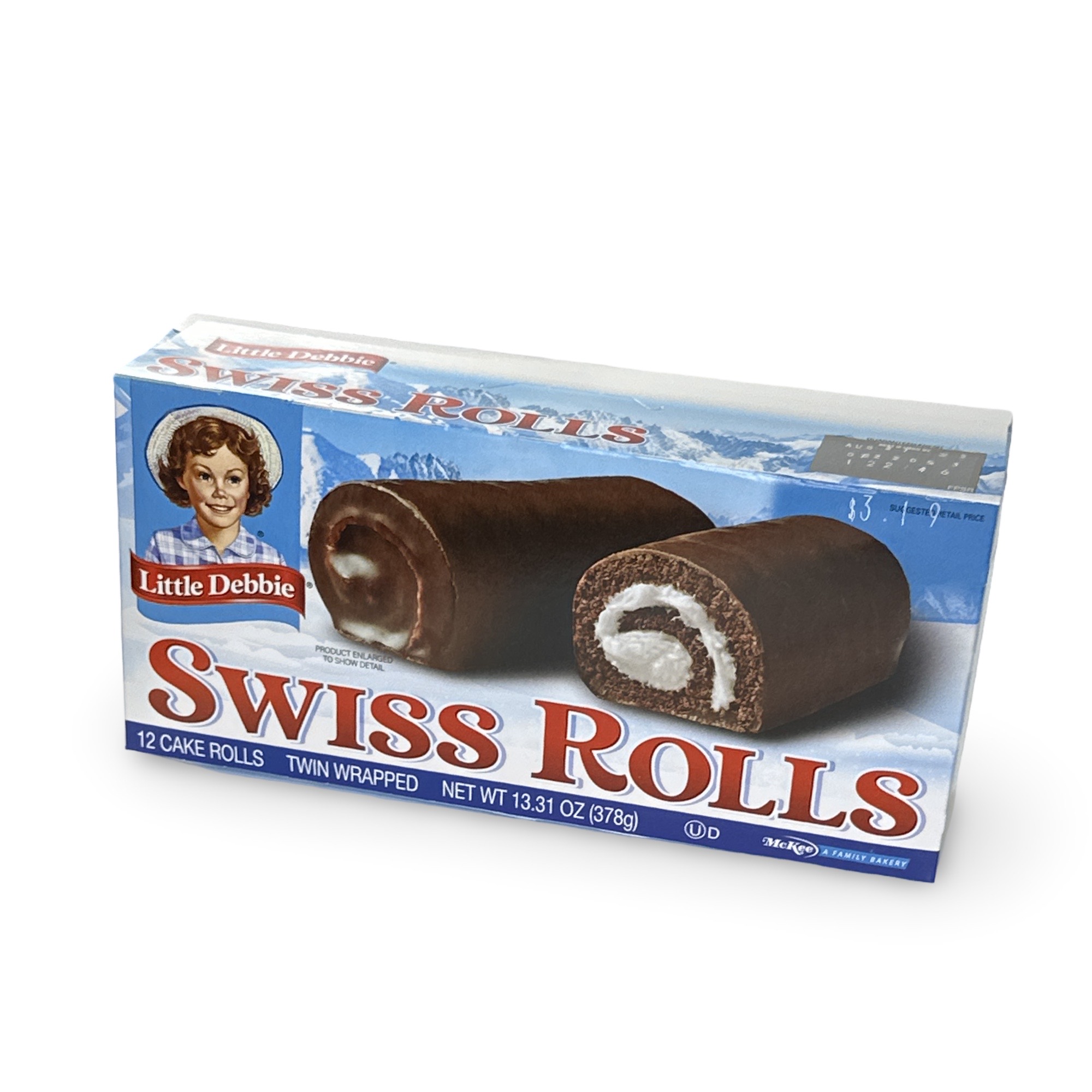 Little Debbie Strawberry and Chocolate Swiss Rolls Combo Pack 4