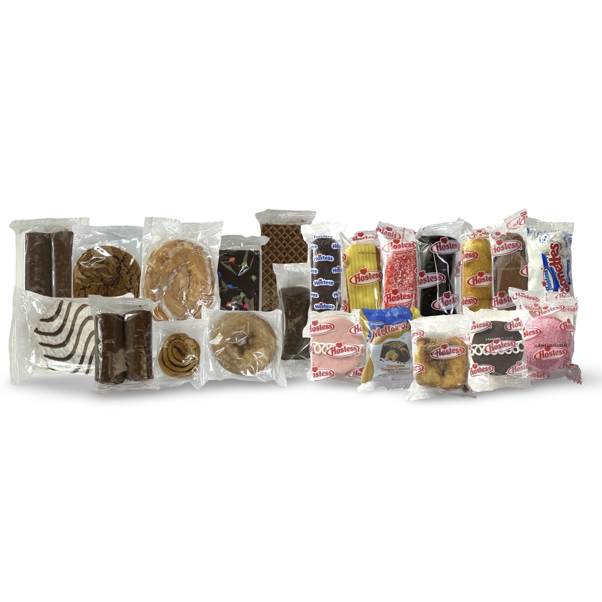 Little Debbie Vs. Hostess 20 Snack Cake Variety Sampler Including Twinkies, Zingers, Coffee Cakes and Nutty Bar Cakes and Bars, Honeybuns, Zebra Cakes 4