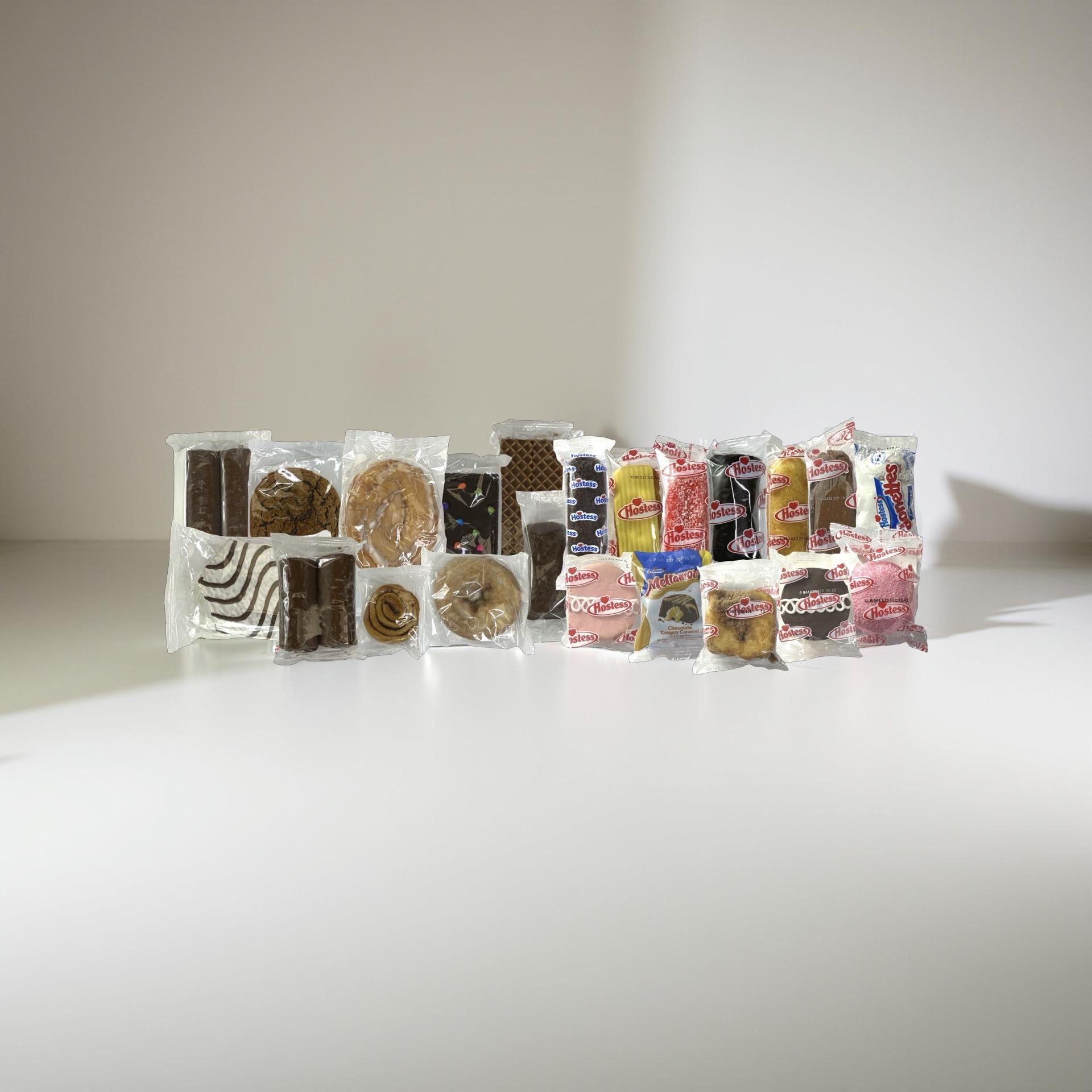 Little Debbie Vs. Hostess 20 Snack Cake Variety Sampler Including Twinkies, Zingers, Coffee Cakes and Nutty Bar Cakes and Bars, Honeybuns, Zebra Cakes 6