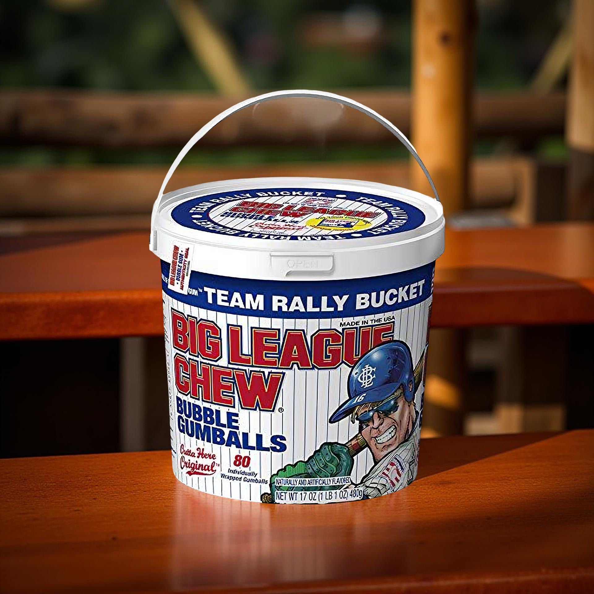 Big League Chew - Original Bubble Gum Flavor + 80pcs Individually Wrapped Gumballs + For Games, Concessions, Picnics & such 4