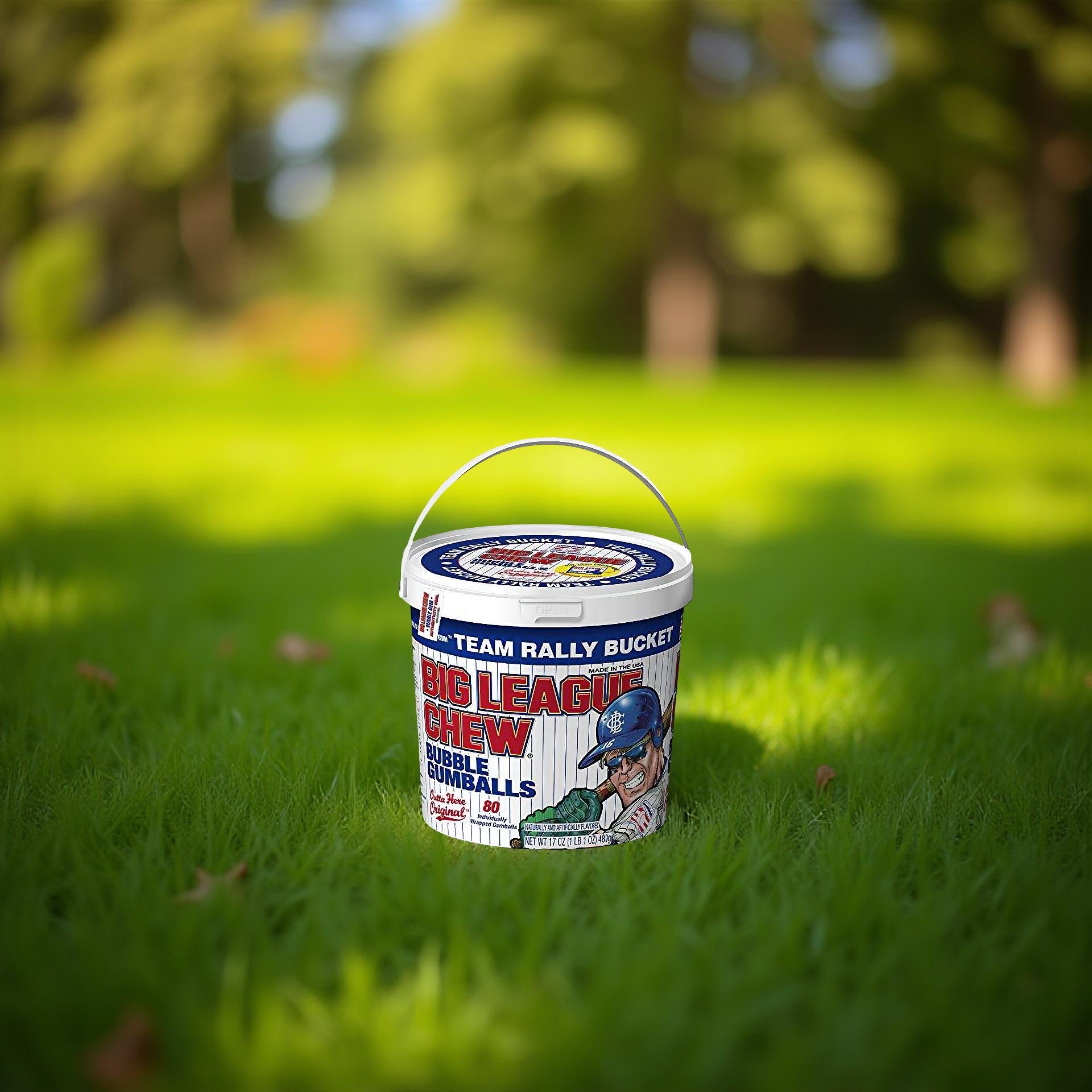 Big League Chew - Original Bubble Gum Flavor + 80pcs Individually Wrapped Gumballs + For Games, Concessions, Picnics & such 6