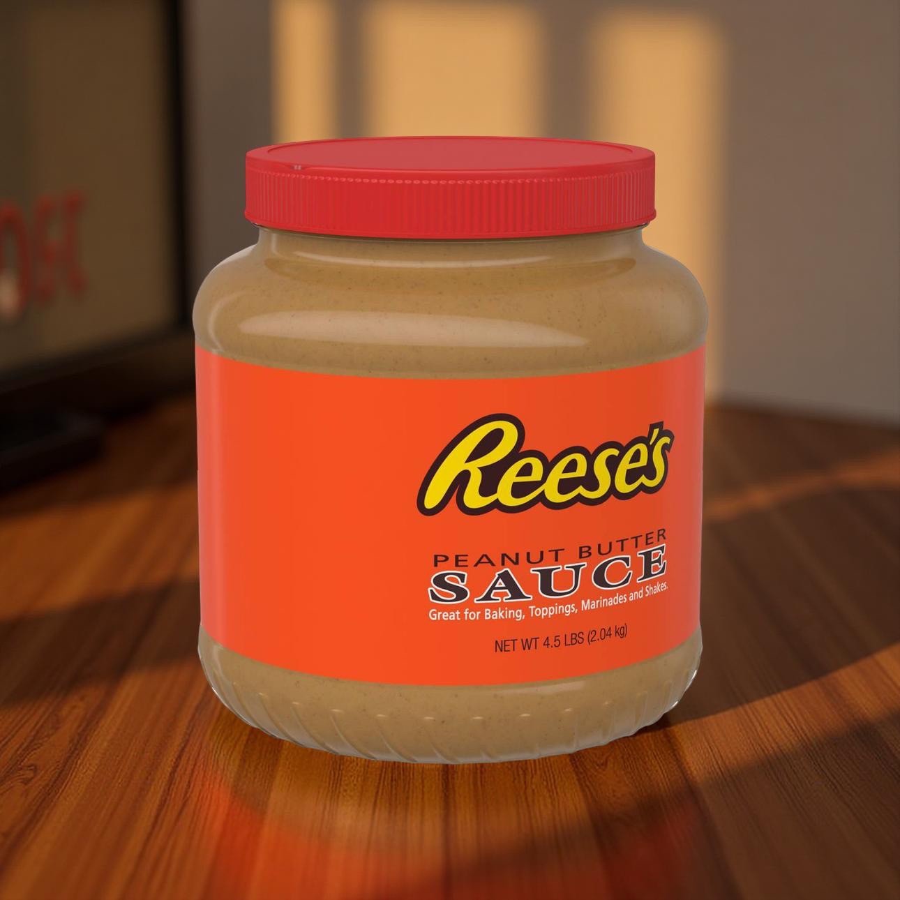 REESE'S Peanut Butter Sauce Bulk Jar, 4.5 lb 4