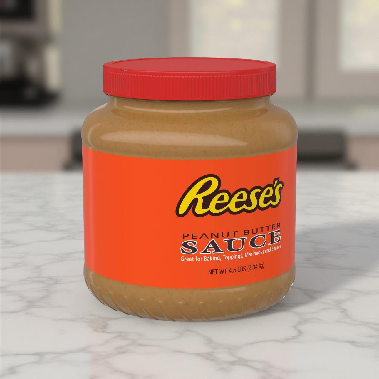 REESE'S Peanut Butter Sauce Bulk Jar, 4.5 lb 5