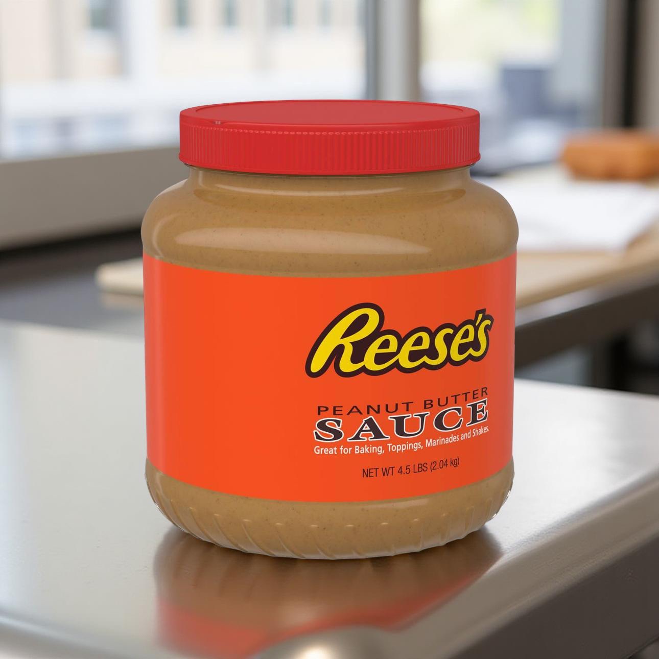 REESE'S Peanut Butter Sauce Bulk Jar, 4.5 lb 7