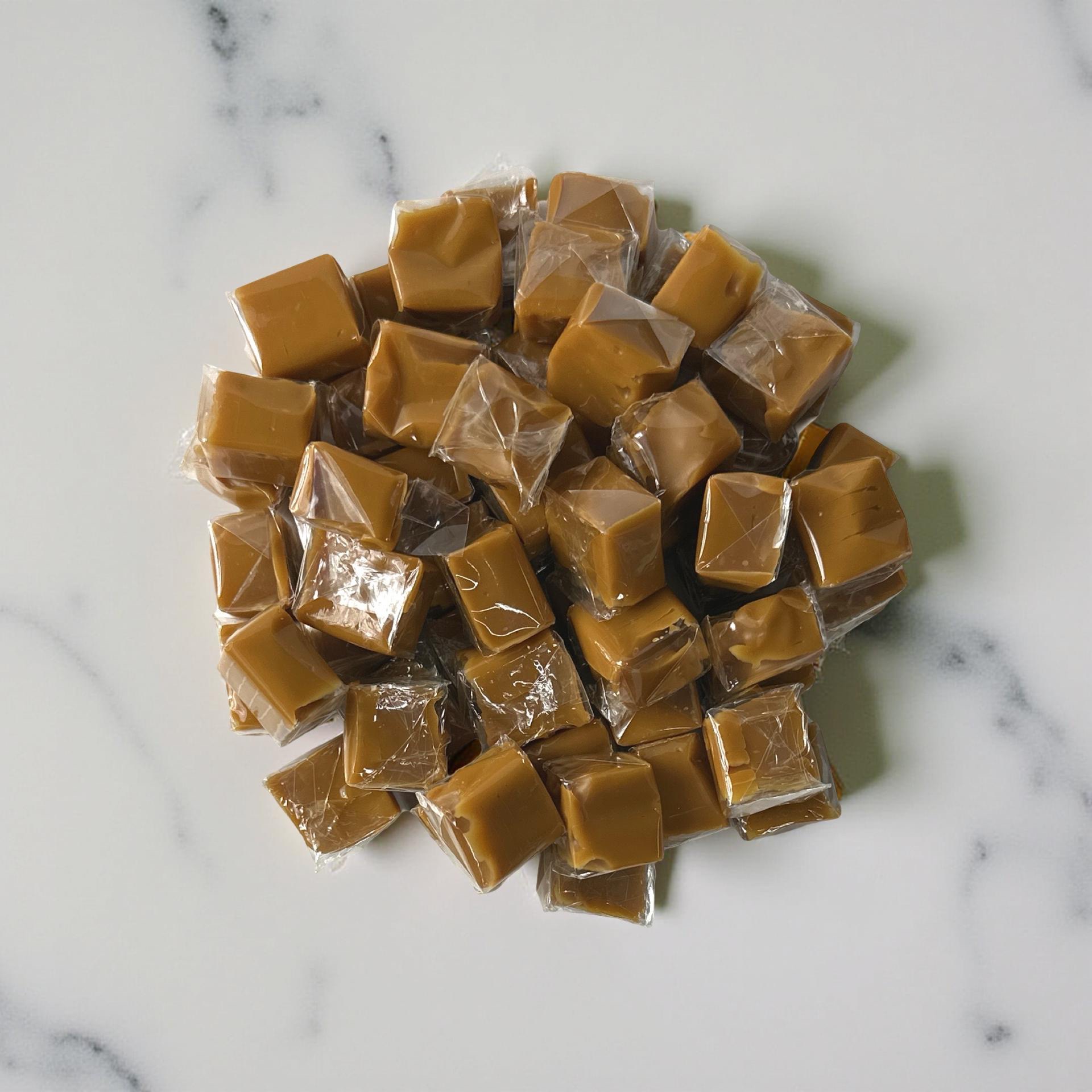 Nostalgic Limited Batch Sea Salt Milk Caramel Candy Squares, 1 Lb. 2