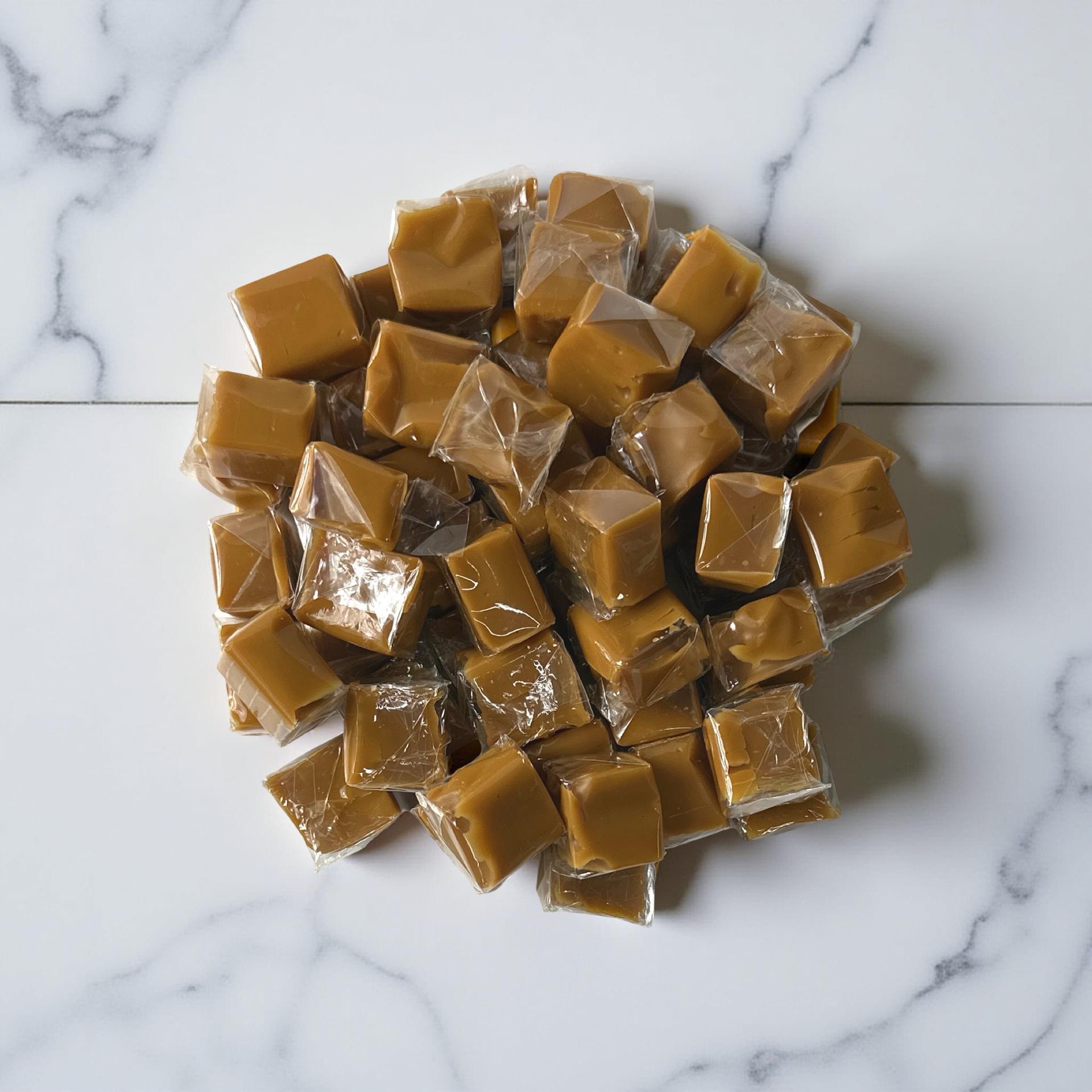 Nostalgic Limited Batch Sea Salt Milk Caramel Candy Squares, 1 Lb. 5