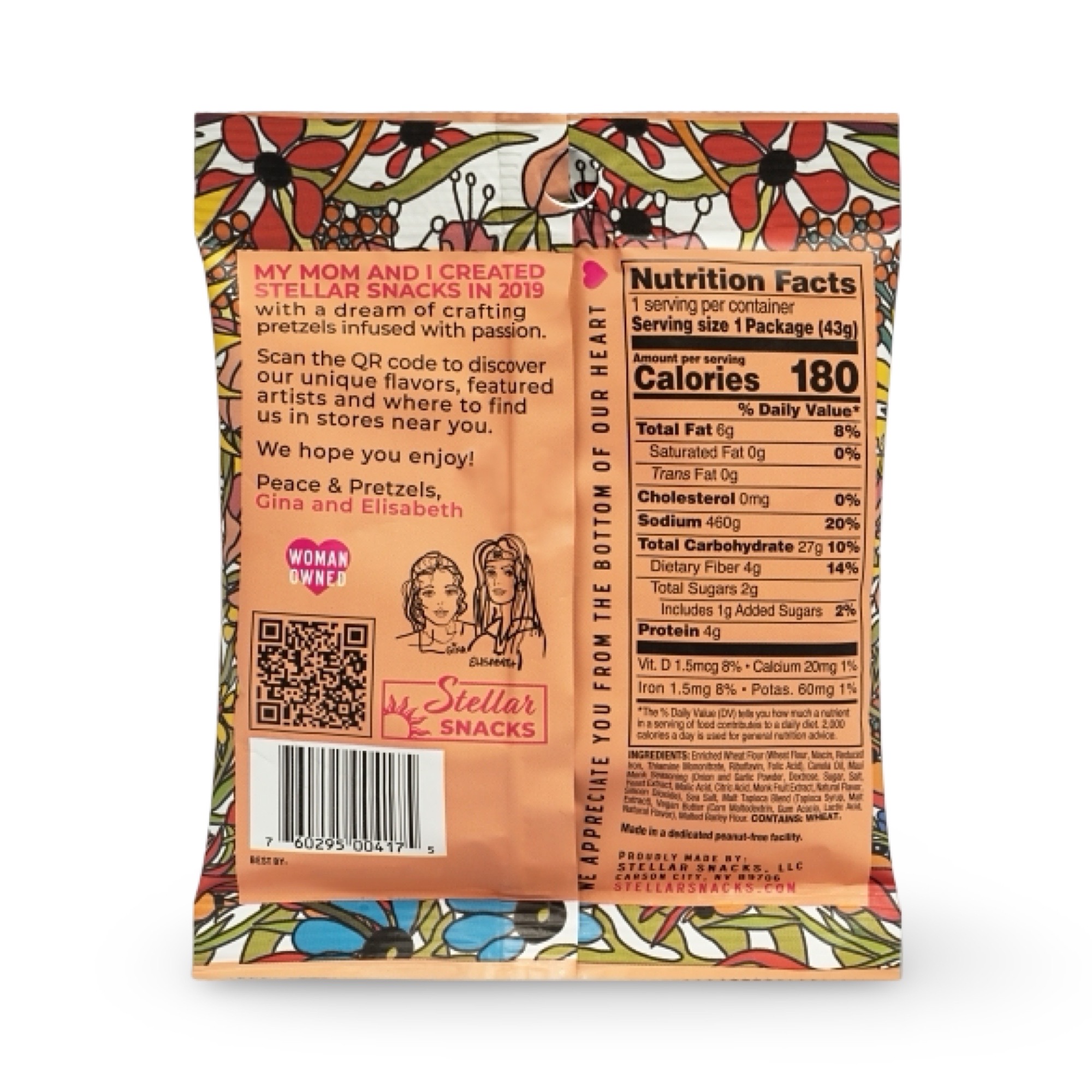 Stellar Mini Pretzel Braids, Maui Monk, Vegan Friendly, Kosher, Non-GMO, 1.5 Oz, 24 Pack 2