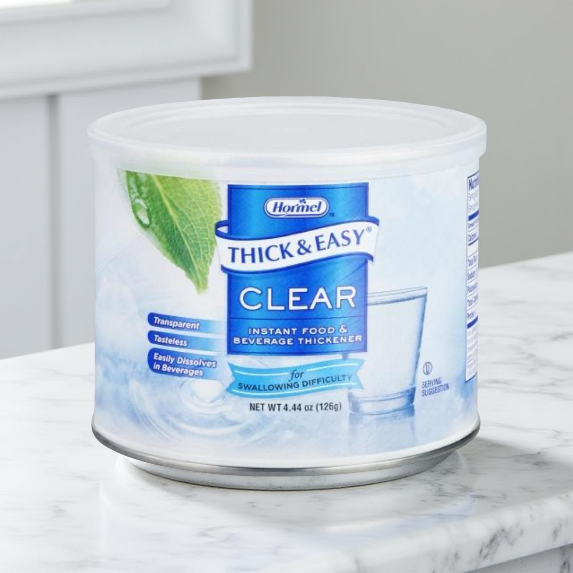 Thick and Easy Clear Instant Food and Beverage Thickener, 4.4 Ounce -- 4 per case. 2