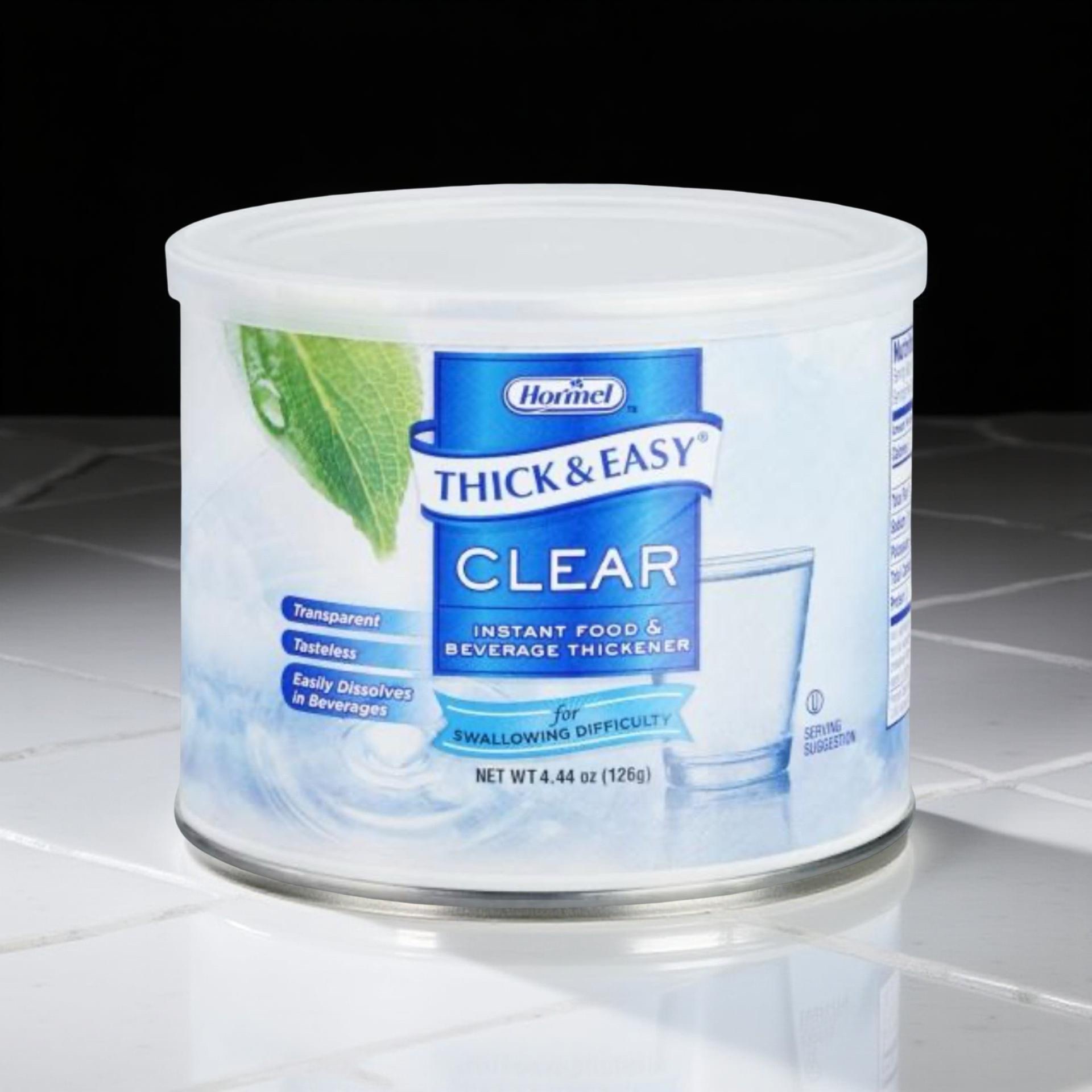 Thick and Easy Clear Instant Food and Beverage Thickener, 4.4 Ounce -- 4 per case. 3