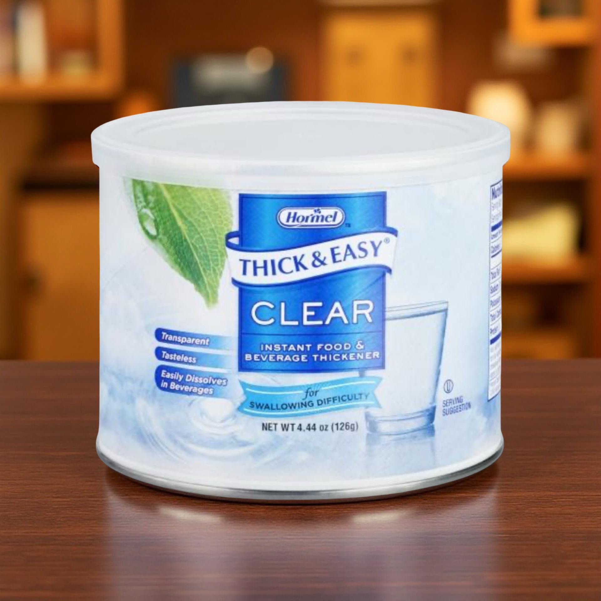 Thick and Easy Clear Instant Food and Beverage Thickener, 4.4 Ounce -- 4 per case. 5