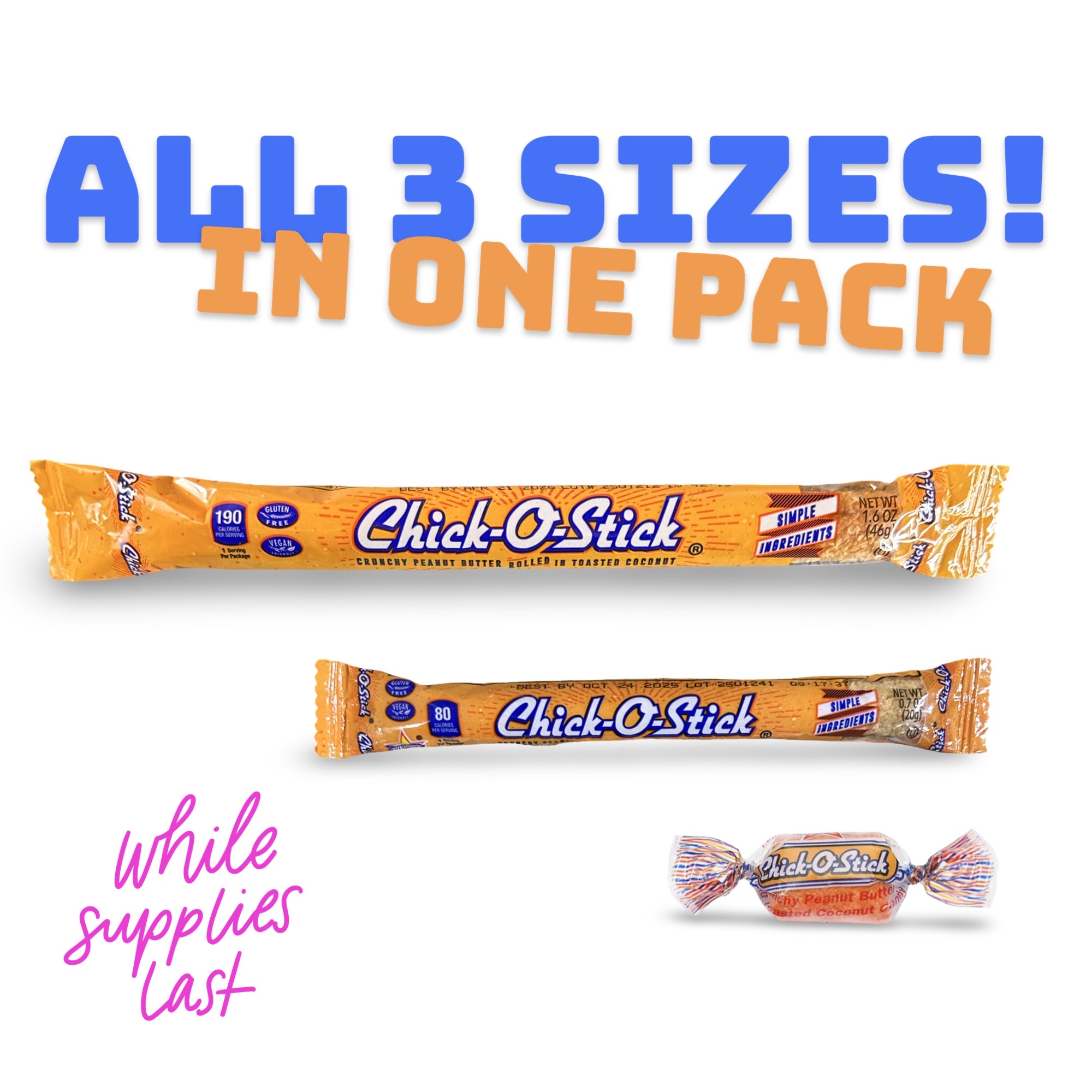 Chick O Stick Ultimate Assortment | 1 Soda, 6 King Size, 6 Regular & 12 Nuggets 2