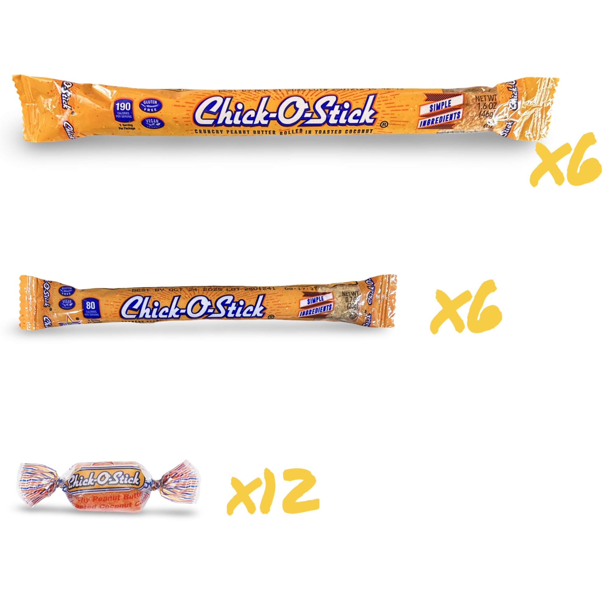 Chick O Stick Ultimate Assortment | 1 Soda, 6 King Size, 6 Regular & 12 Nuggets 3