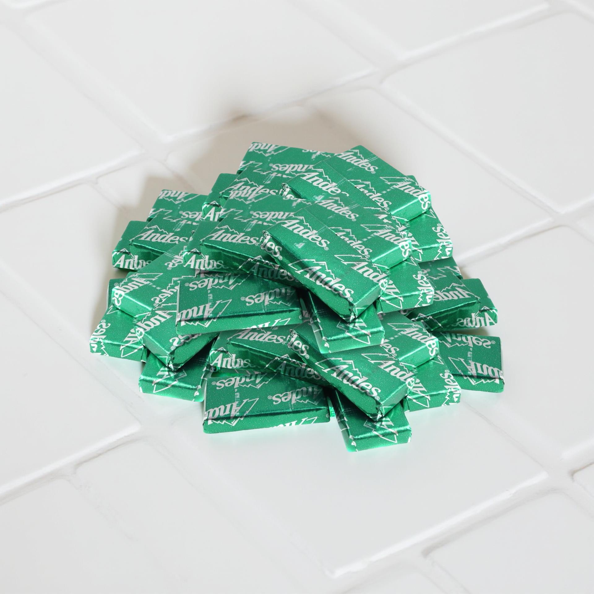 Andes Creme de Menthe Smooth Mint Chocolates, Wrapped Bulk 2 lb. 4