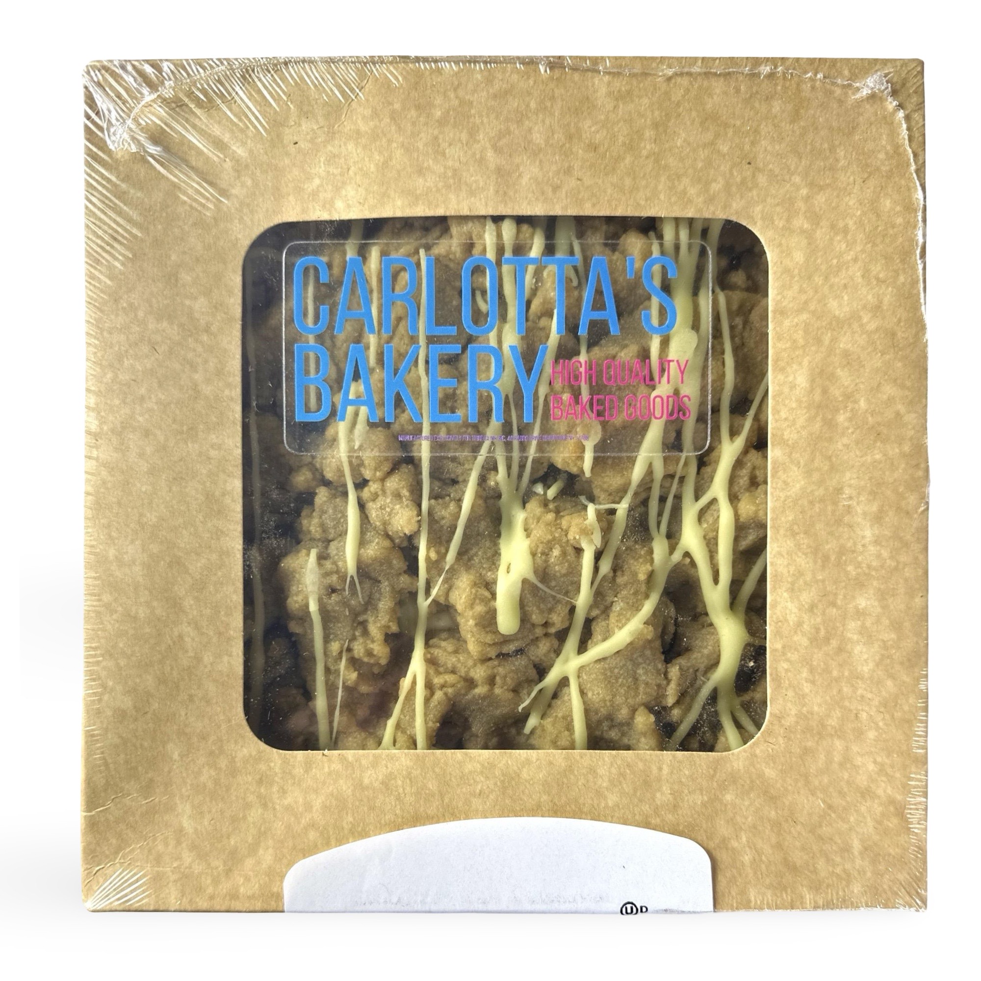 Carlotta's Bakery Crumb Cakes Complete Package, Double Chocolate, Old Fashioned and Cream Cheese, Raspberry, Blueberry and Apple Cinnamon 7