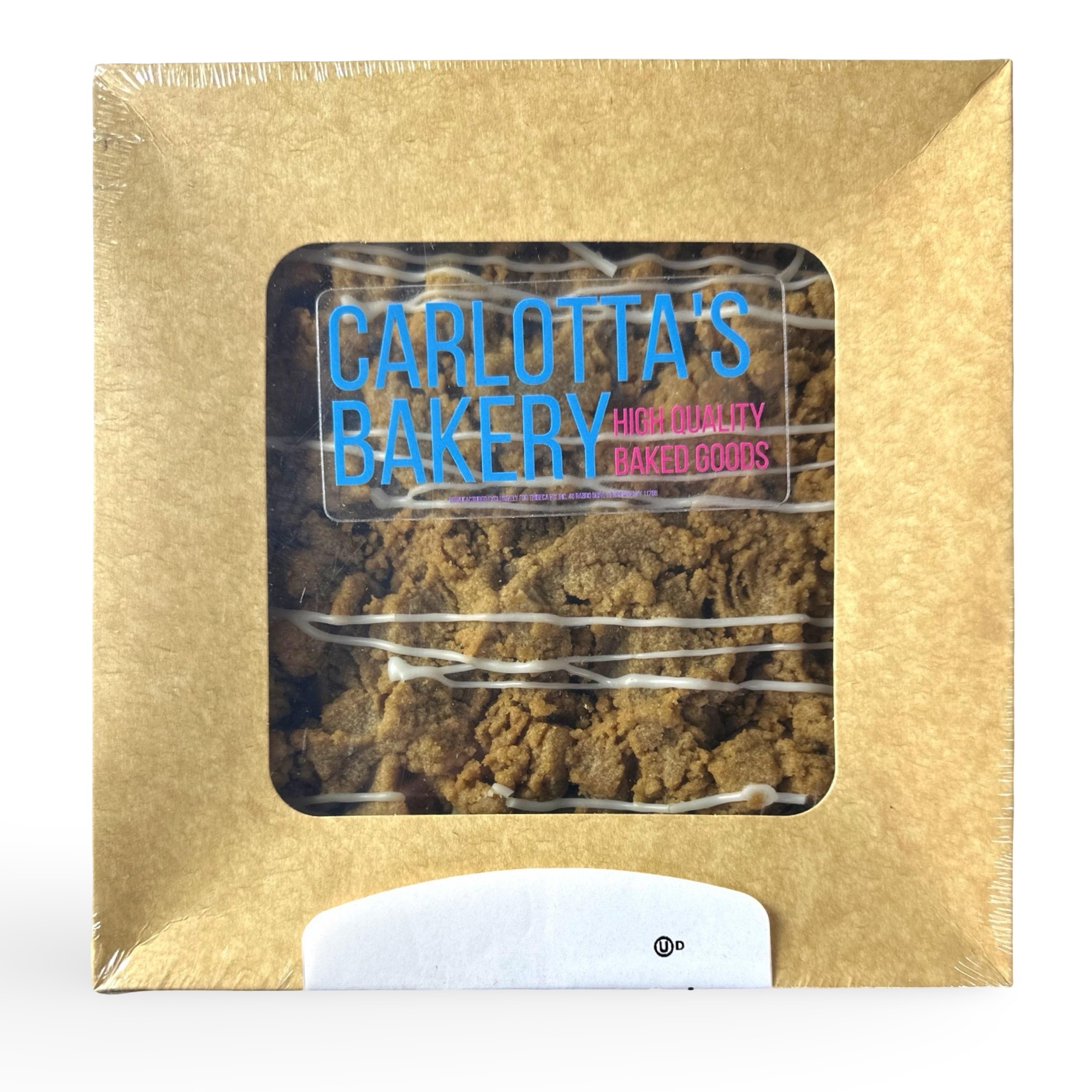 Carlotta's Bakery Crumb Cakes Complete Package, Double Chocolate, Old Fashioned and Cream Cheese, Raspberry, Blueberry and Apple Cinnamon 8