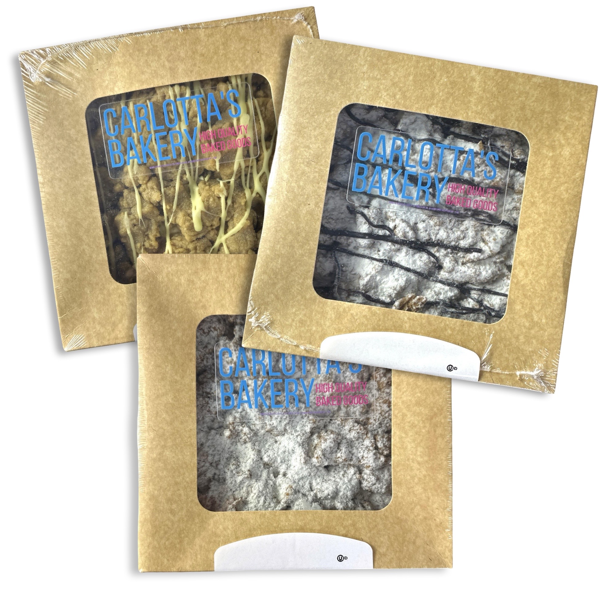 Carlotta's Bakery Crumb Cakes Trio Bundle #3: Double Chocolate, Old Fashioned and Cream Cheese 2