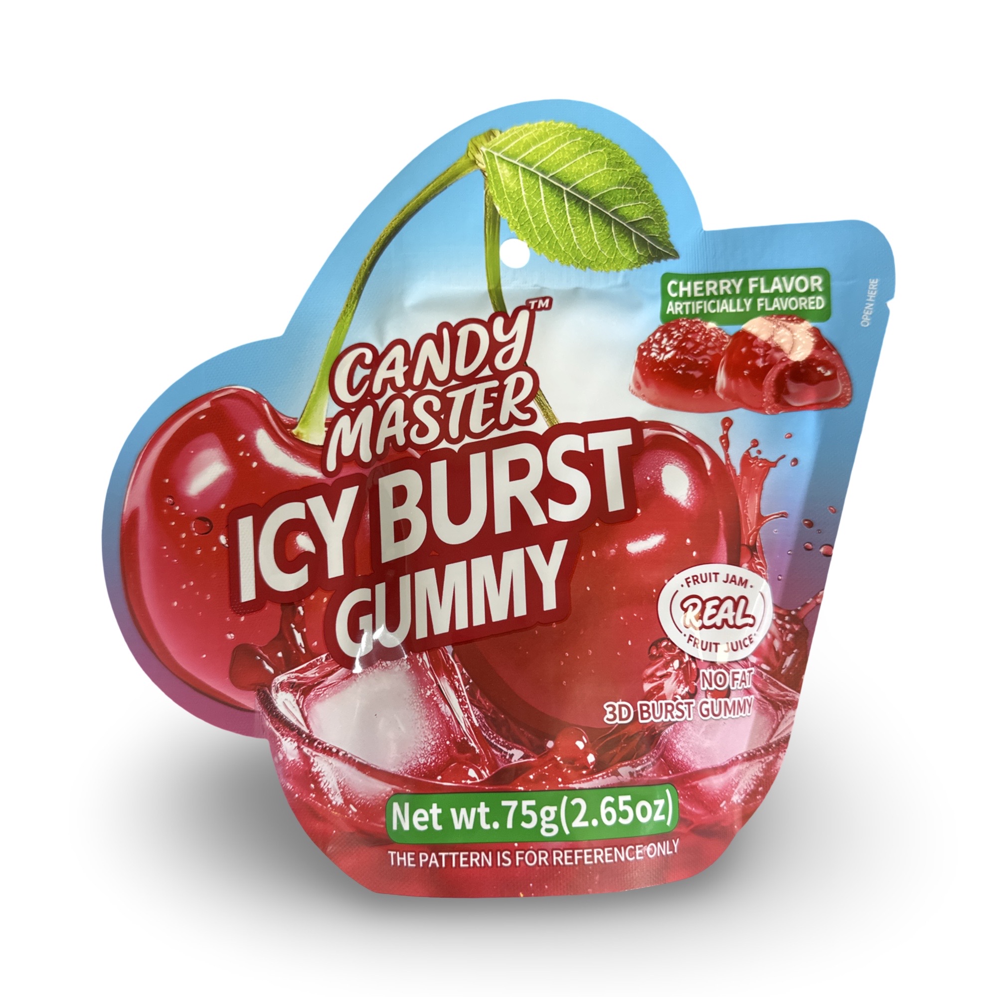 Peelable Gummies, Icy Burst With Menthol, Halal, 6 Flavor Variety Pack, Watermelon, Passionfruit, Icy Mint, Cherry, Raspberry, and Lime 4