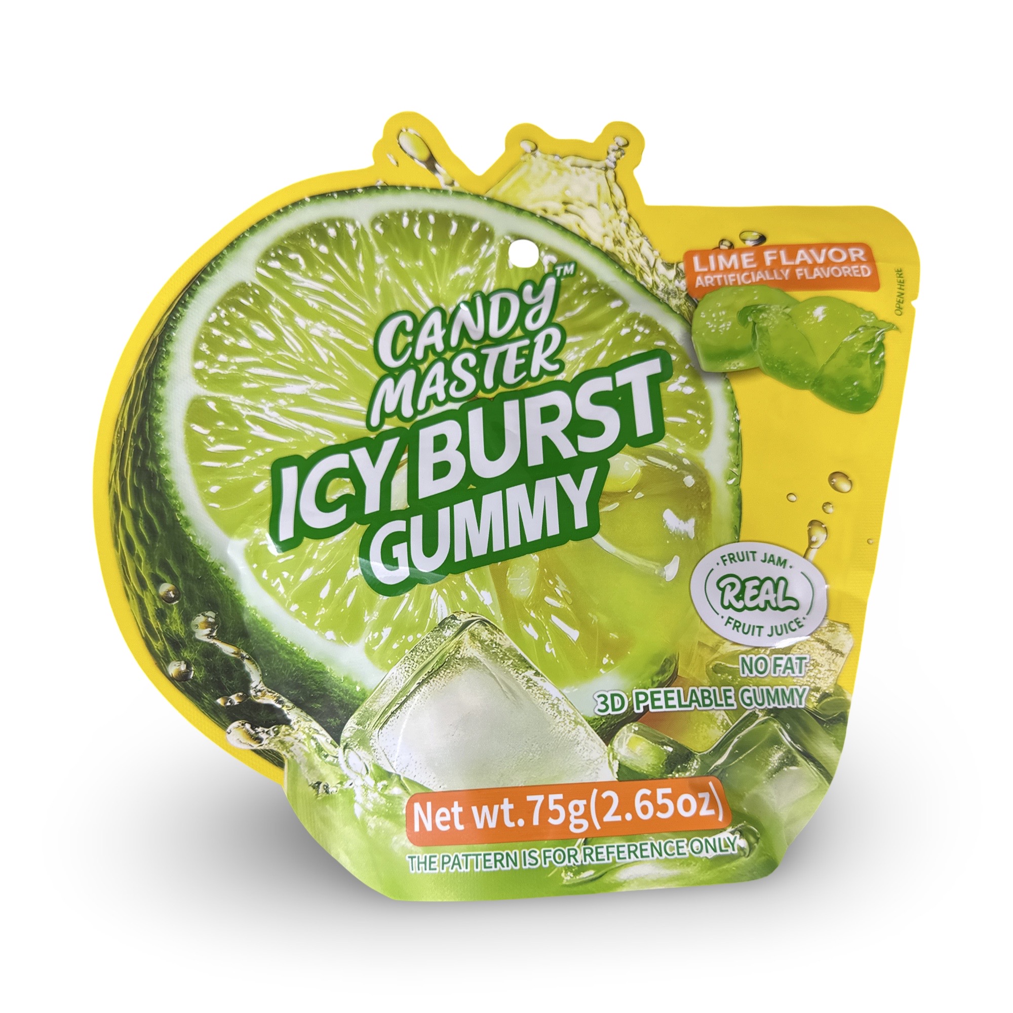 Peelable Gummies, Icy Burst With Menthol, Halal, 6 Flavor Variety Pack, Watermelon, Passionfruit, Icy Mint, Cherry, Raspberry, and Lime 8