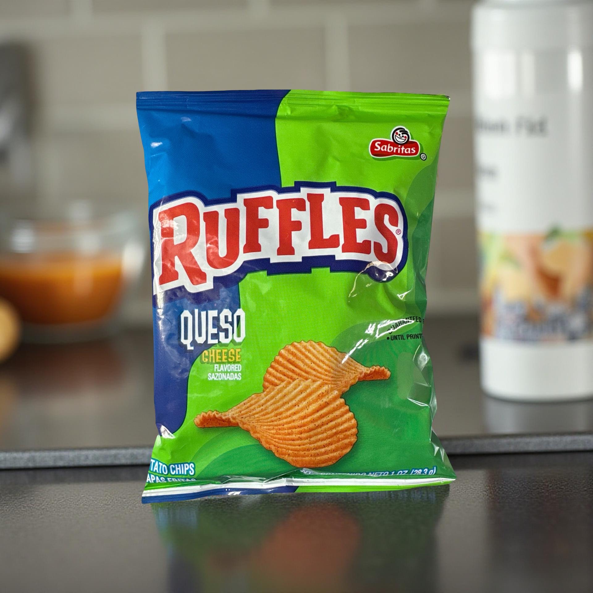 Ruffles Queso Flavors Potato Chips With Ridges, 1 Oz, 10 Packs 4