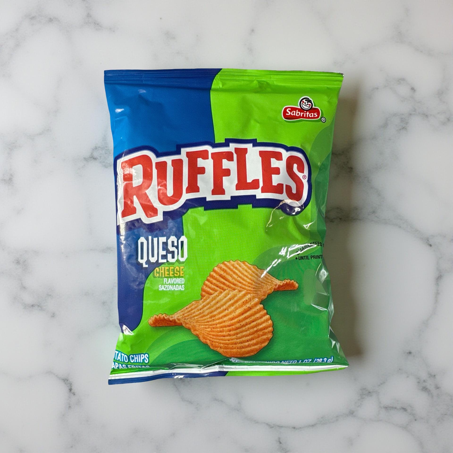 Ruffles Queso Flavors Potato Chips With Ridges, 1 Oz, 10 Packs 5