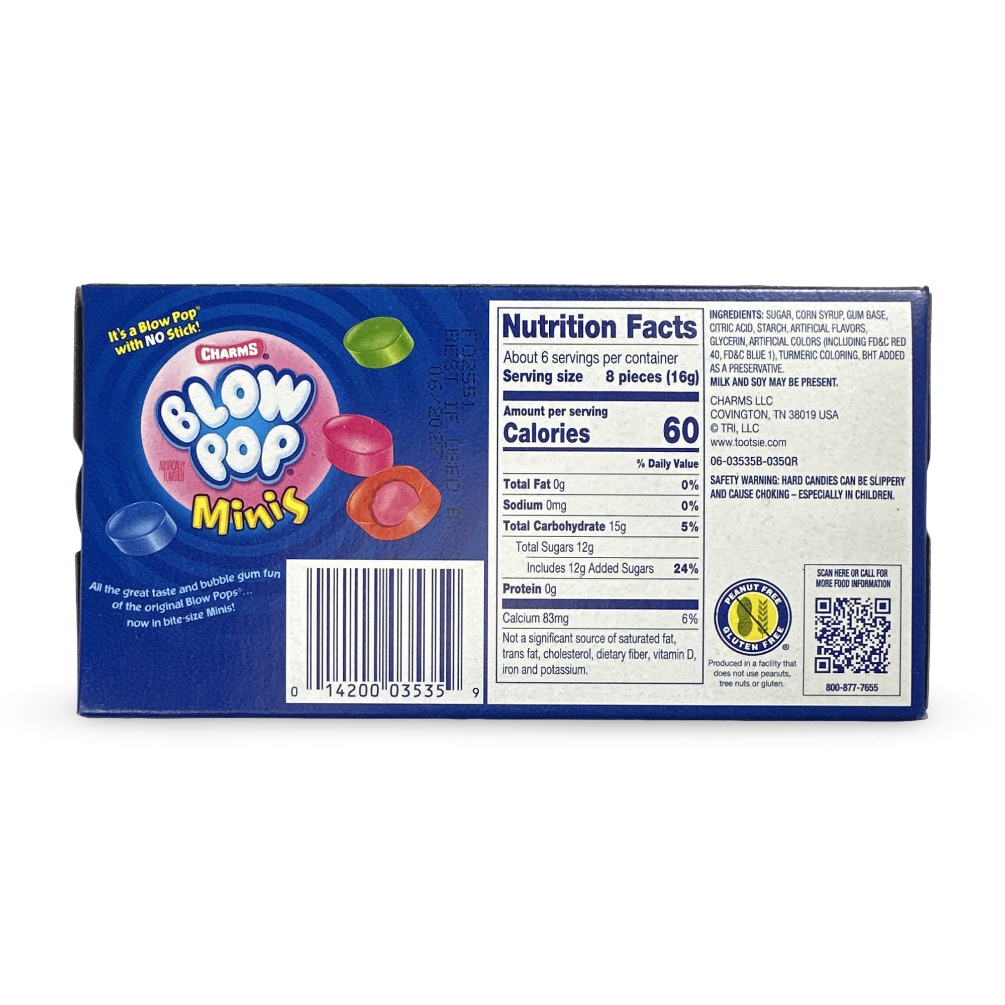 Blow Pop Minis, Blow Pops with No Stick, Movie Theater Box, 3 Count 2