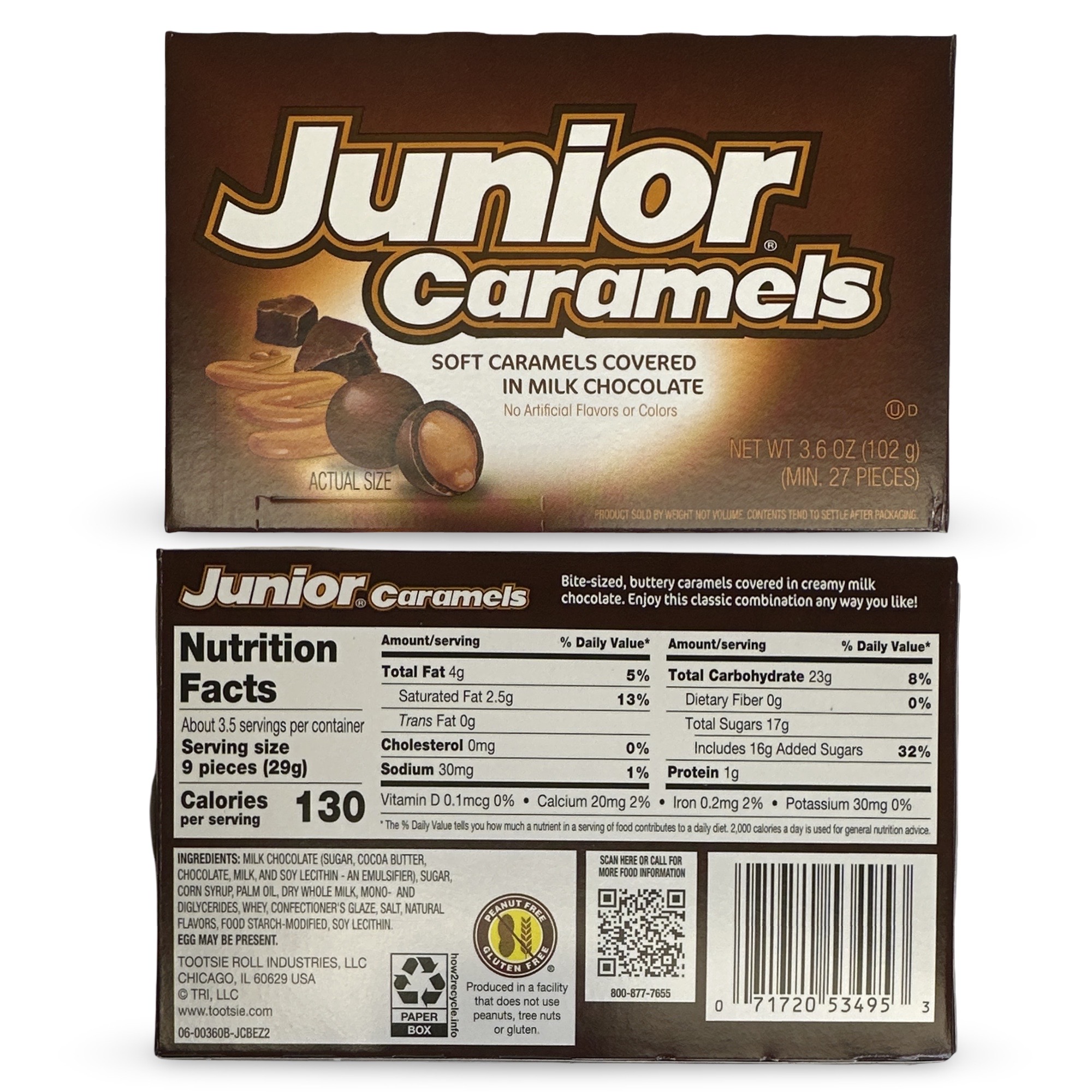 Sugar Babies Candy Coated Caramels Variety Featurig Caramel Apple, Original and Junior Caramels, Movie Theater Boxes 4